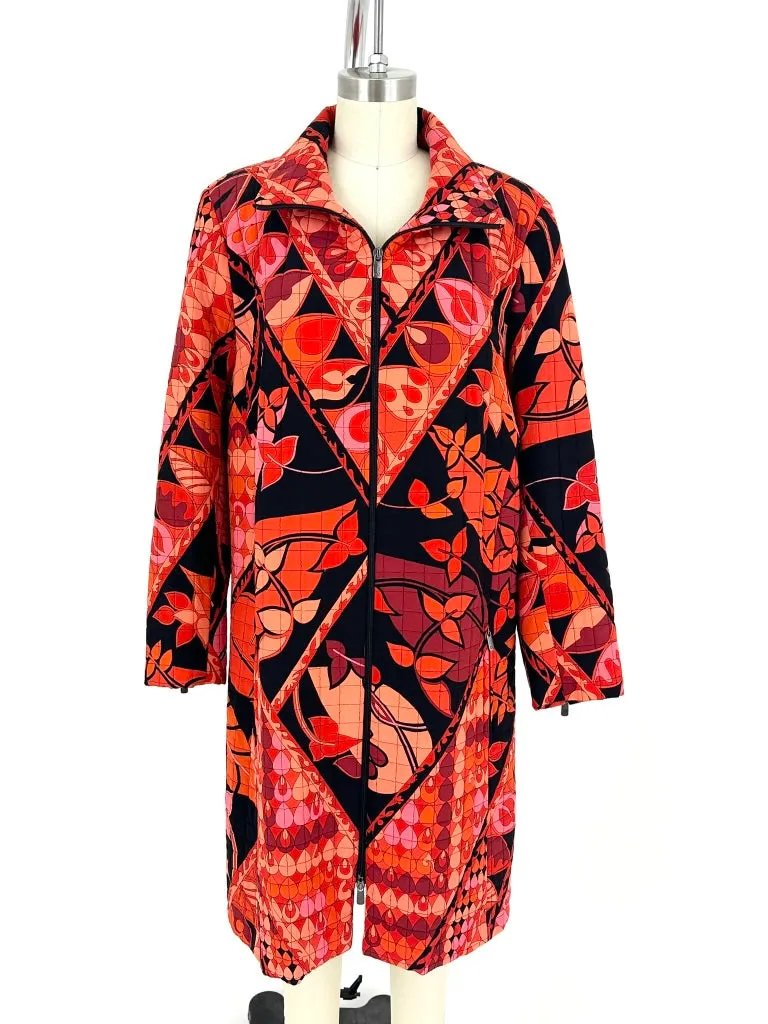 1960s Averardo Bessi Silk Quilted Coat
