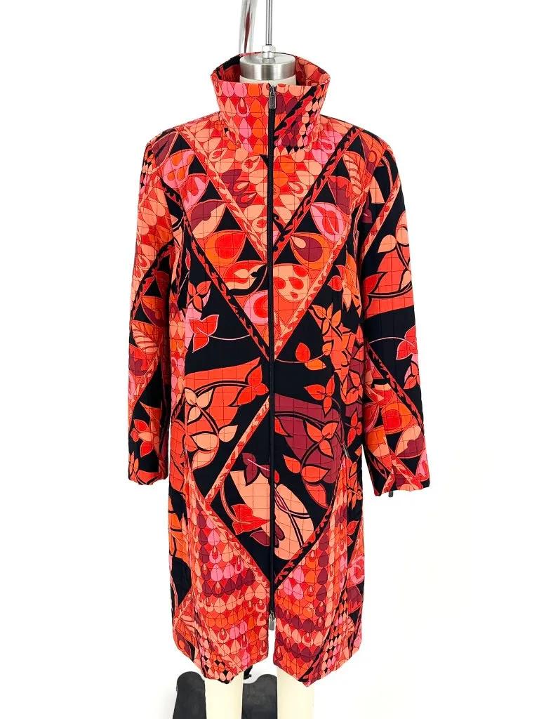 1960s Averardo Bessi Silk Quilted Coat