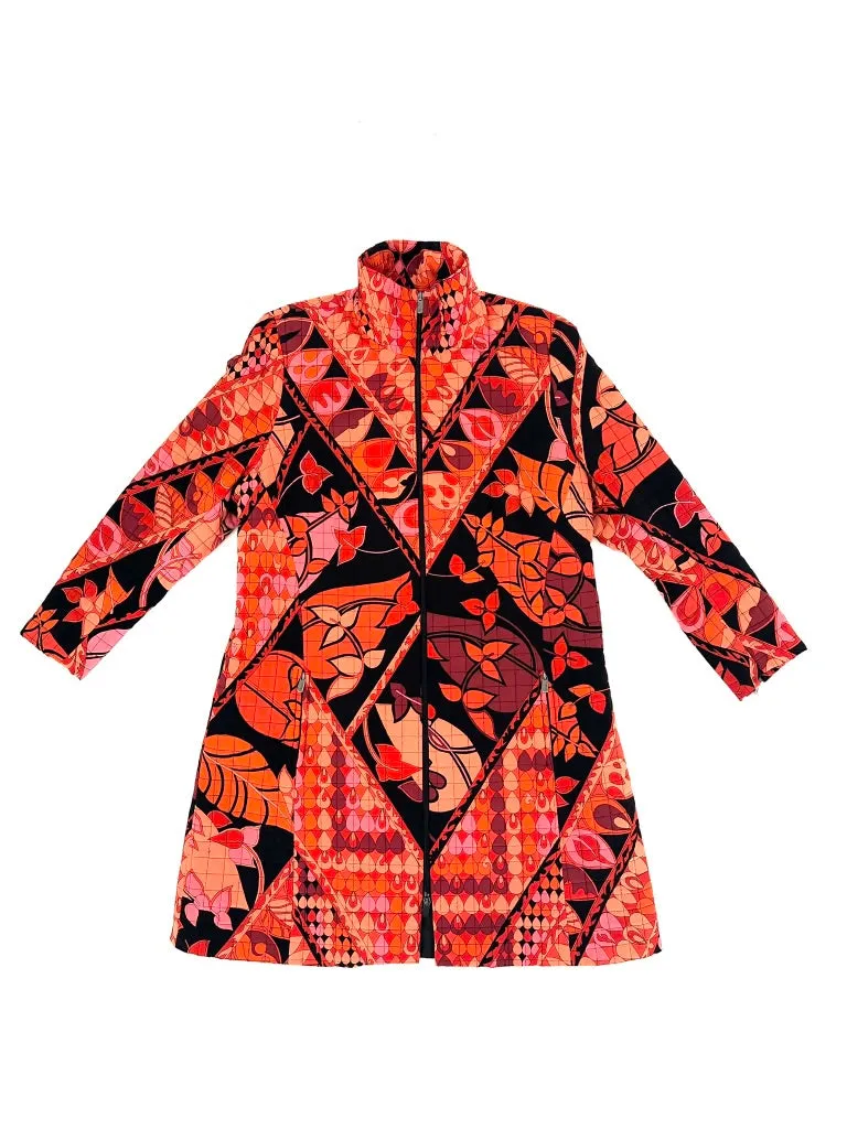 1960s Averardo Bessi Silk Quilted Coat