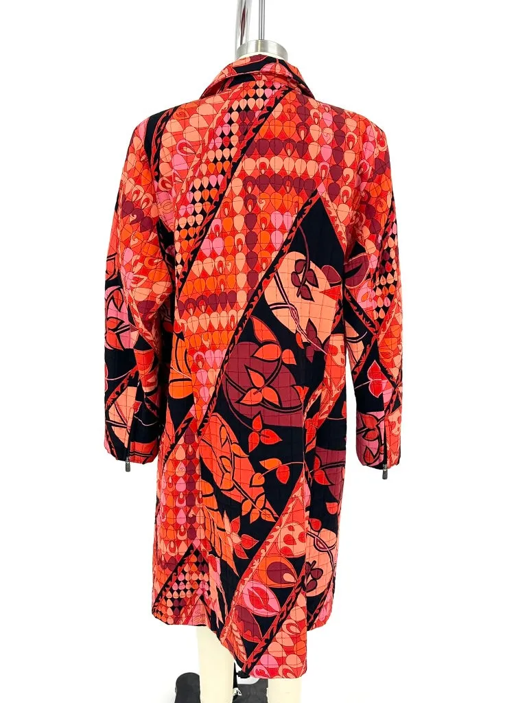 1960s Averardo Bessi Silk Quilted Coat