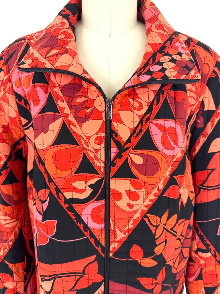 1960s Averardo Bessi Silk Quilted Coat