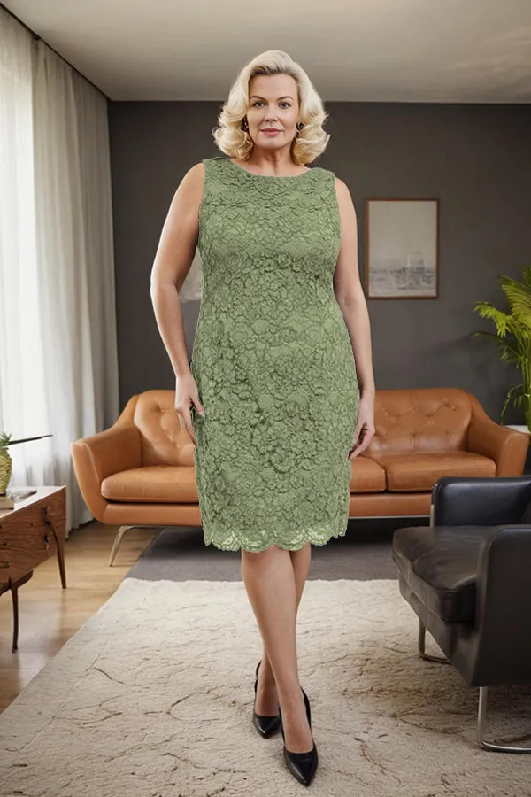 2 Piece 3/4 Sleeves Lace Mother of the Bride Dress with Jacket