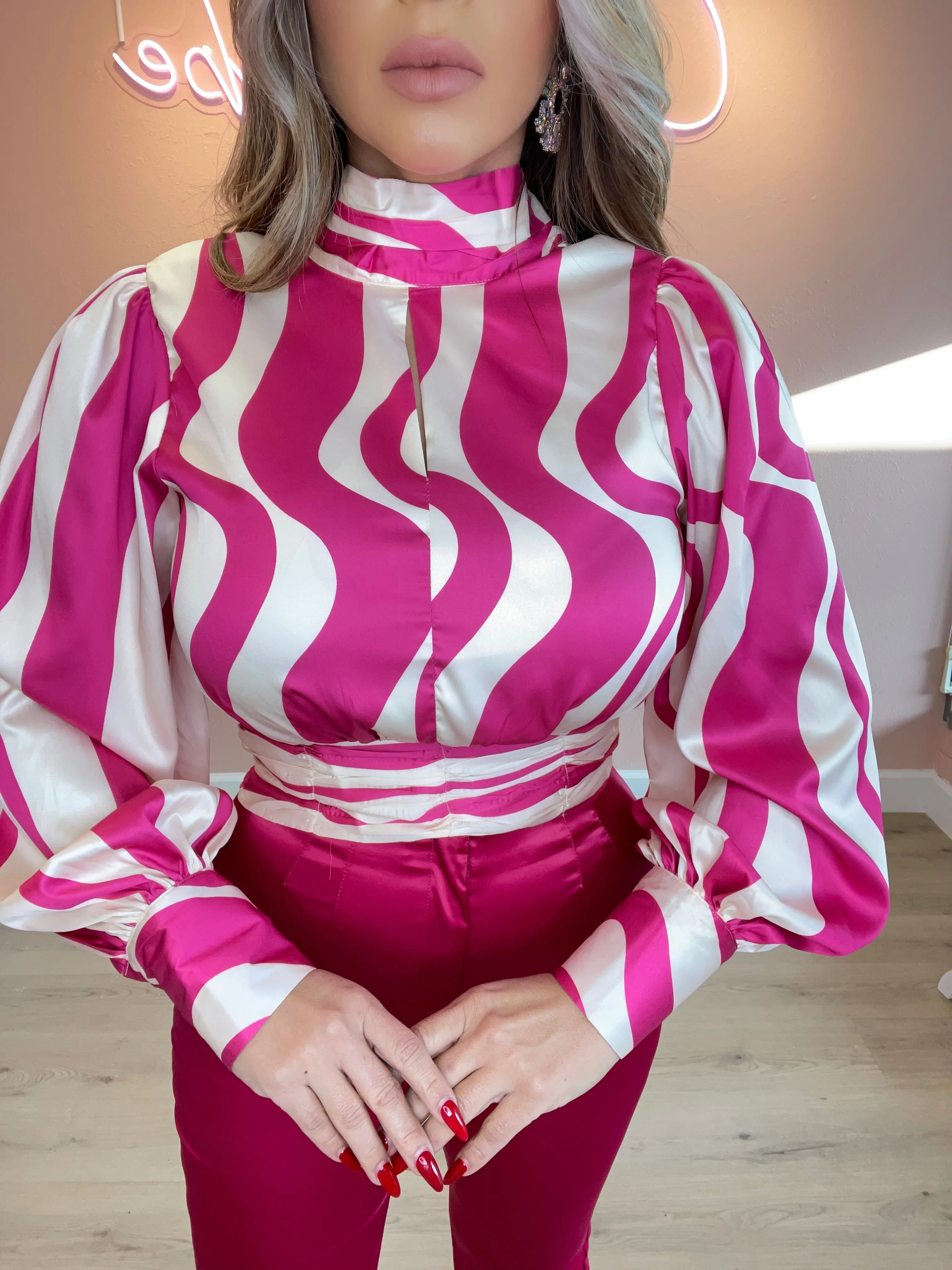 Aiza Silk Top