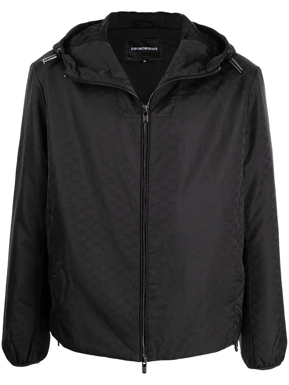 Allover logo blouson jacket