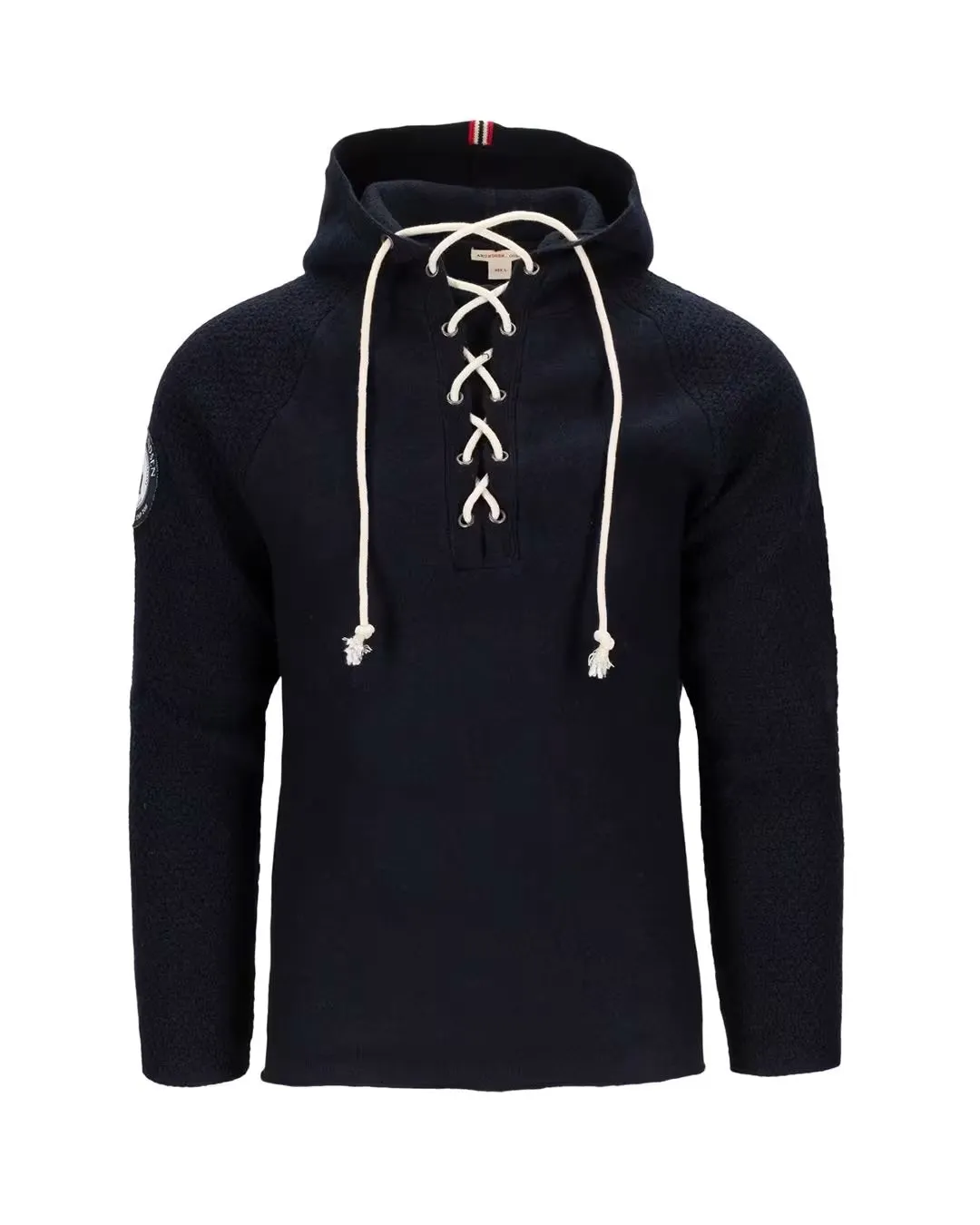 Amundsen Mens Boiled Hoodie Laced