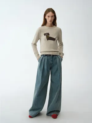 Animal Knit Sweater