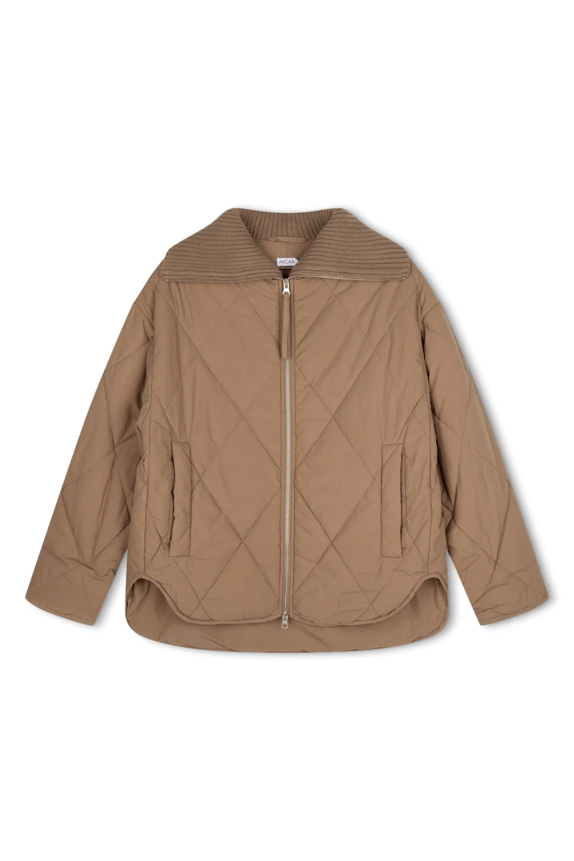 Arcaa Reece Quilted Jacket - Taupe
