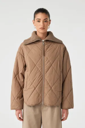 Arcaa Reece Quilted Jacket - Taupe