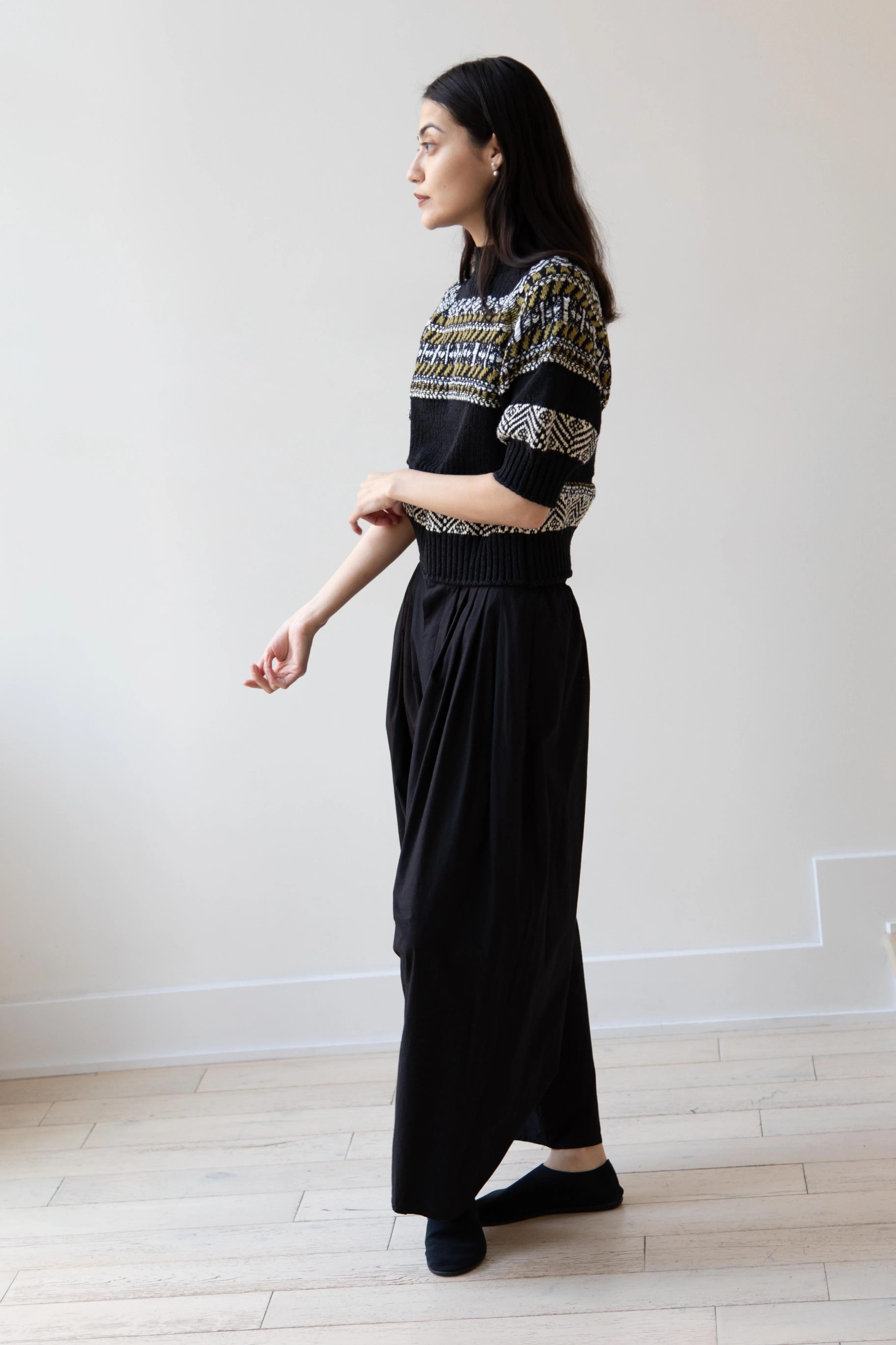 Aseedonclöud | Family Traditions Knit Top in Black