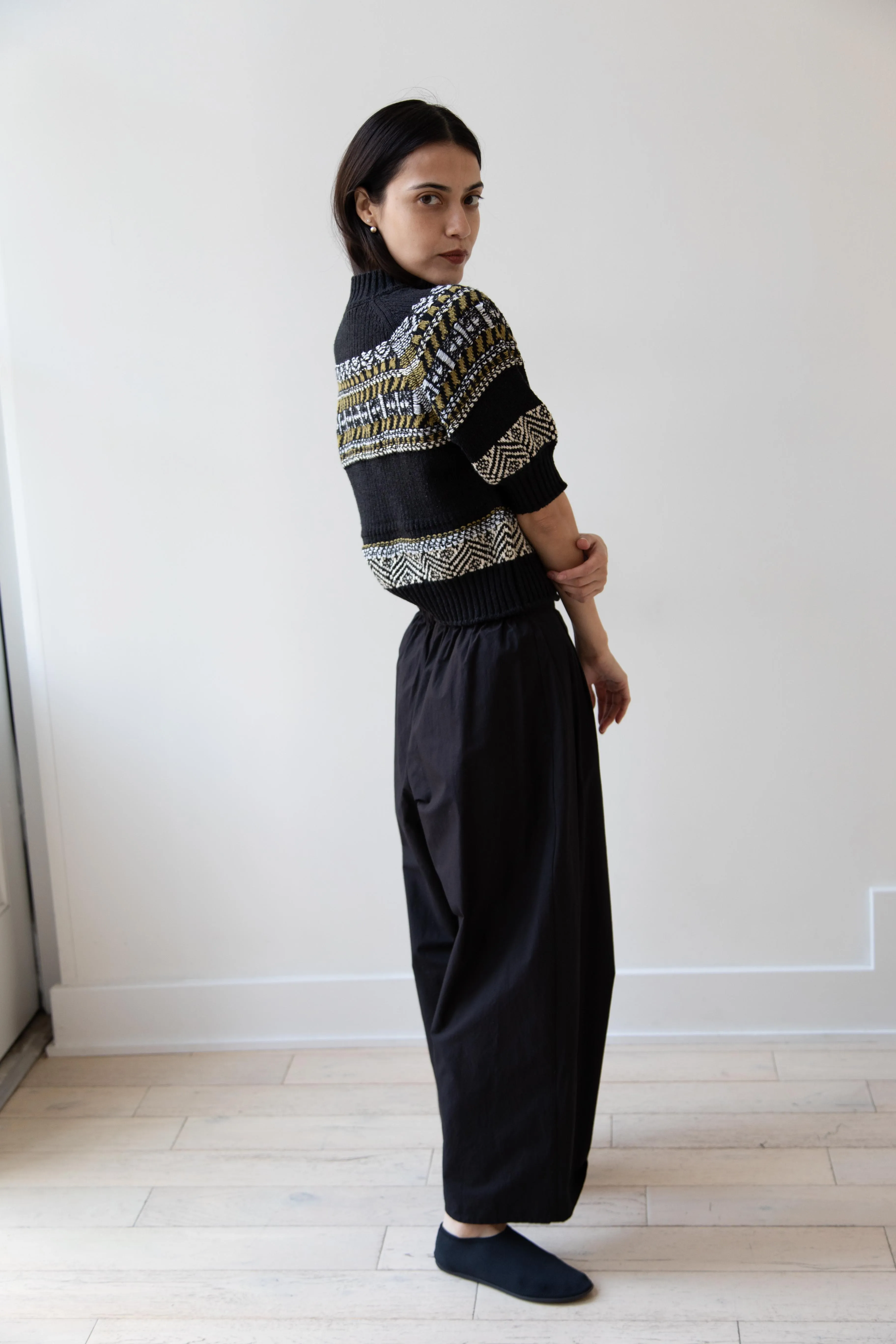 Aseedonclöud | Family Traditions Knit Top in Black