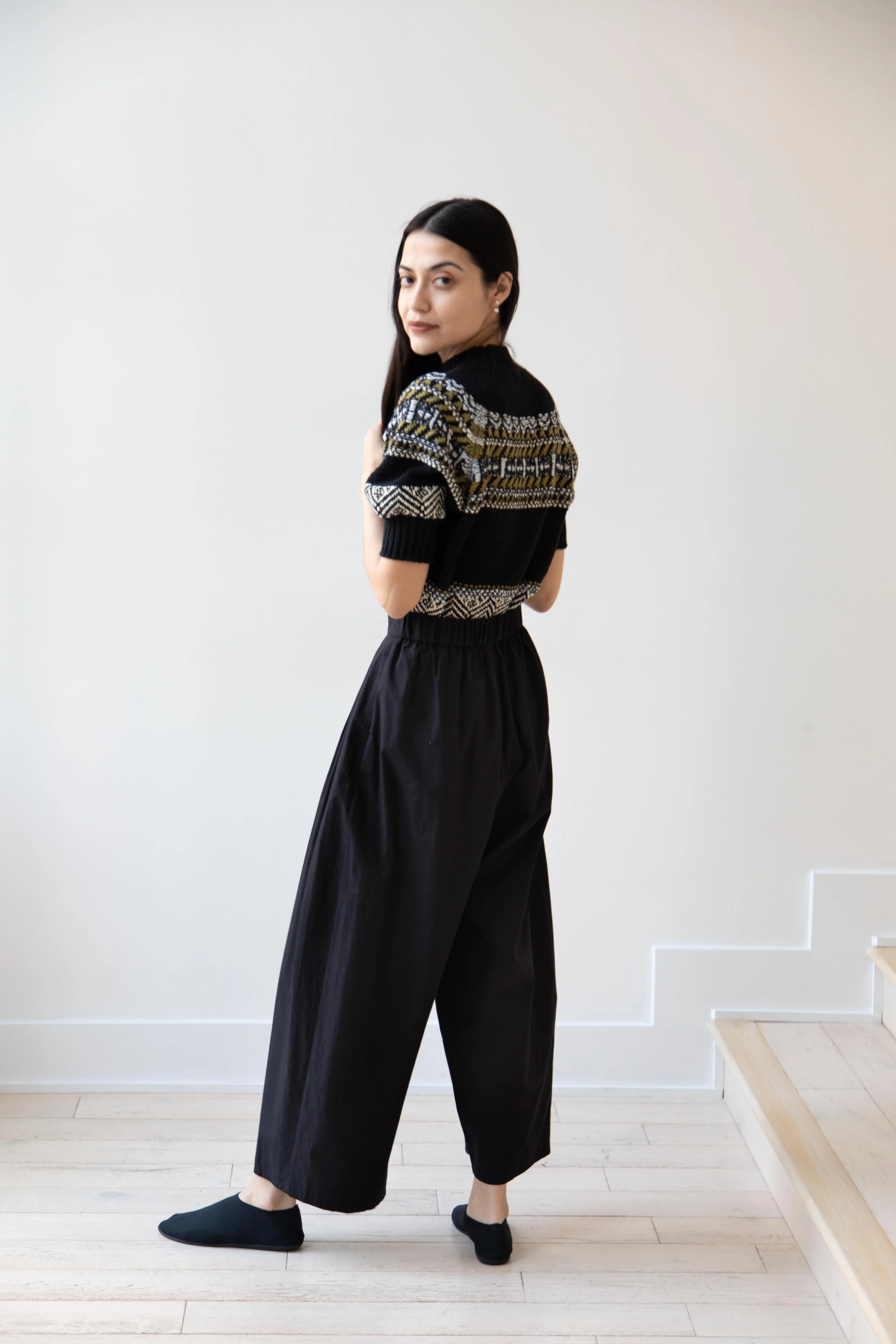 Aseedonclöud | Family Traditions Knit Top in Black