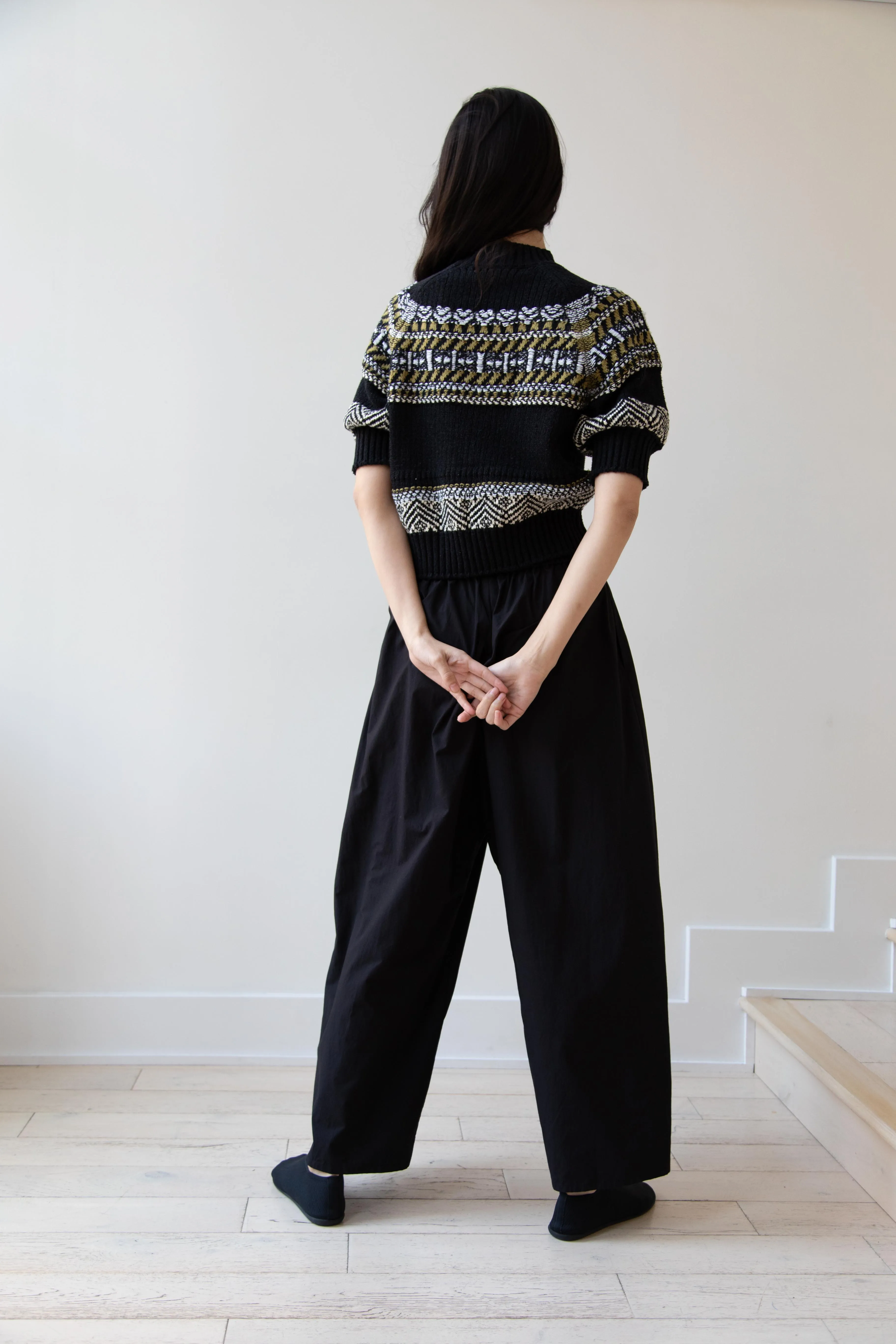 Aseedonclöud | Family Traditions Knit Top in Black