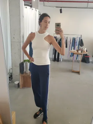Asymmetric Racerback Tank - Ivory