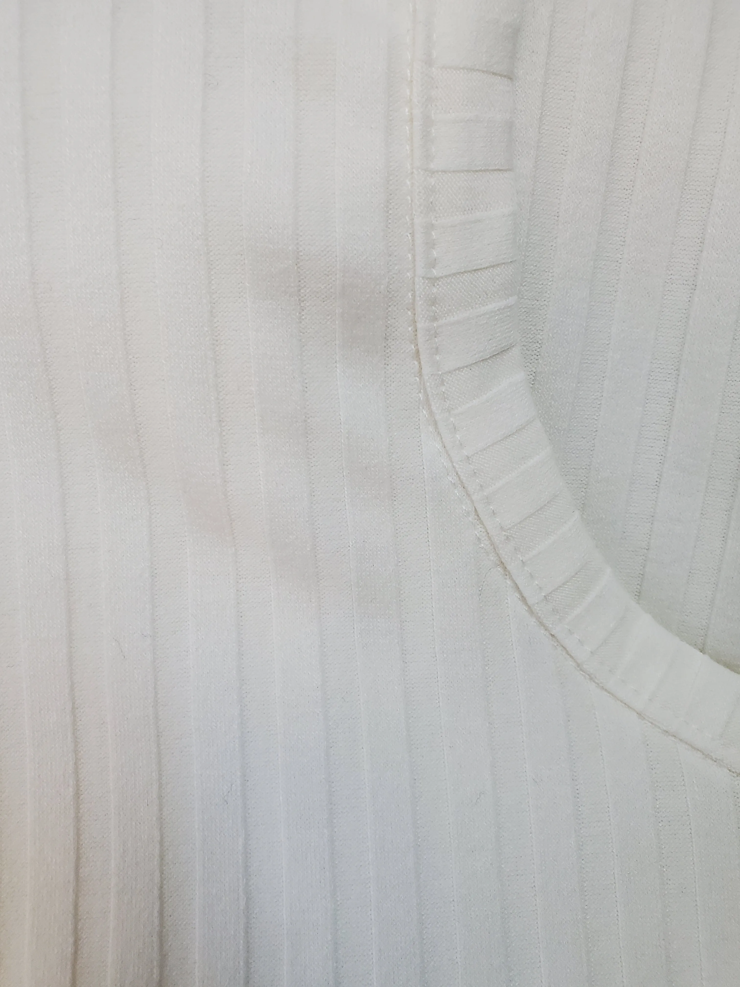 Asymmetric Racerback Tank - Ivory