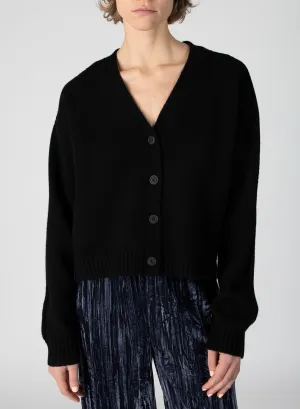 ATM Merino Wool Blend Long Sleeve Cardigan