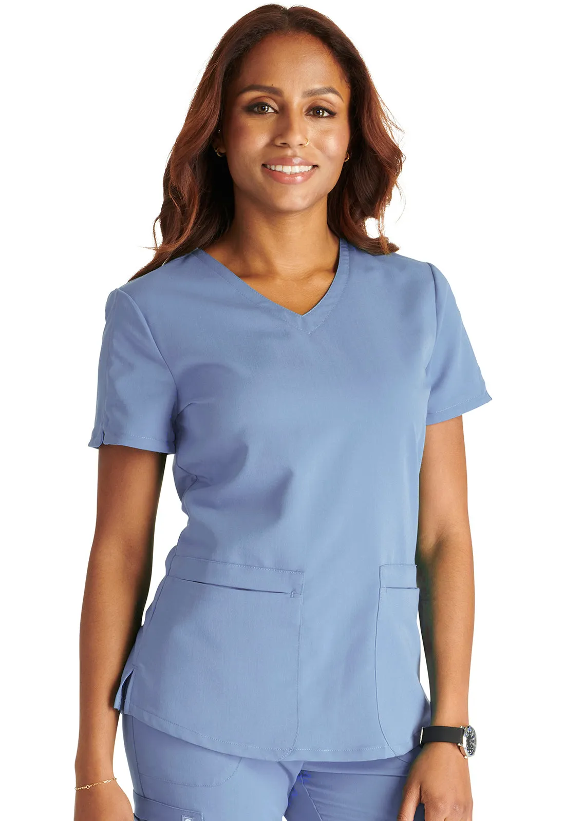 Atmos CK837A V-Neck Top Ciel