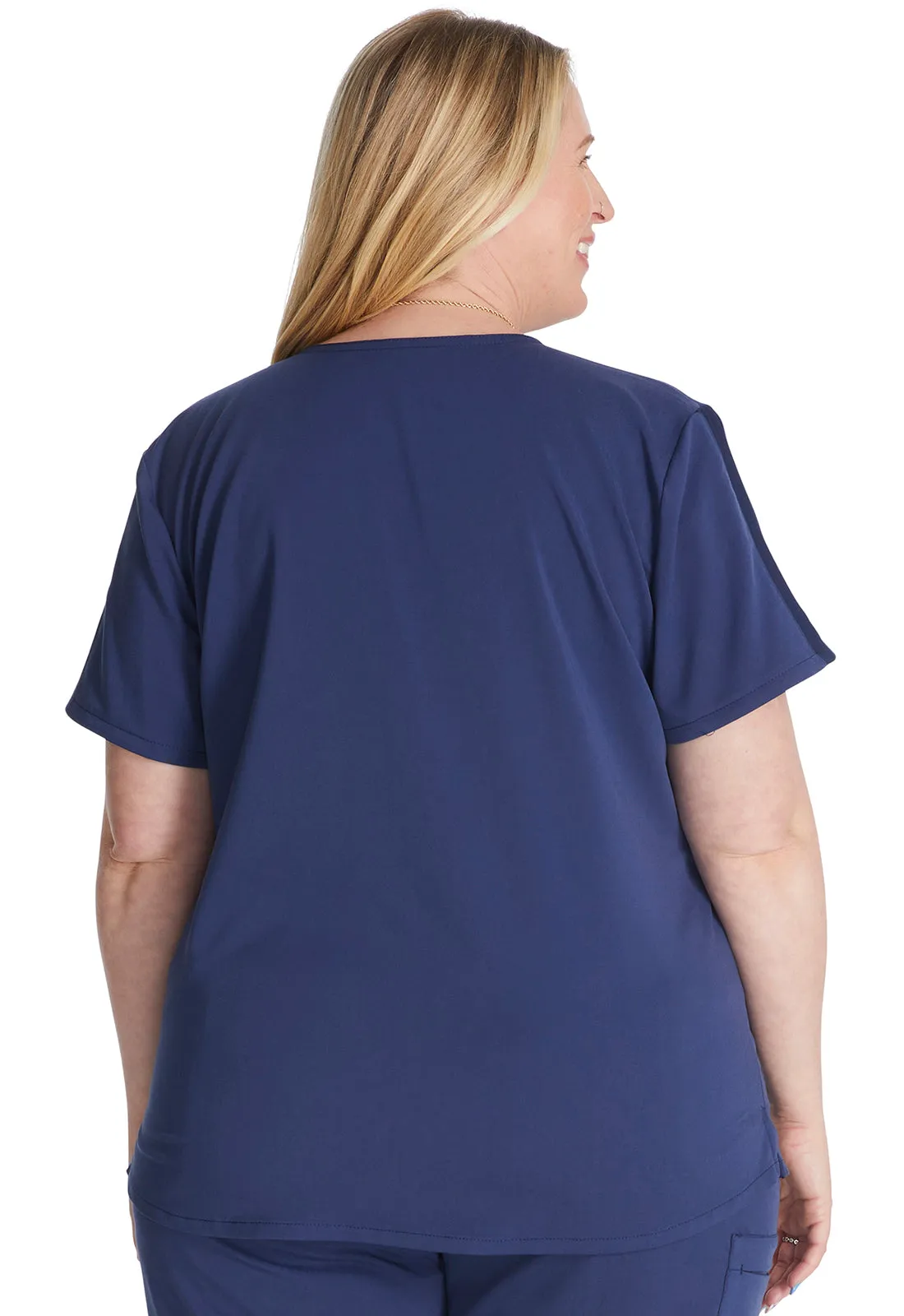 Atmos CK837A V-Neck Top Navy