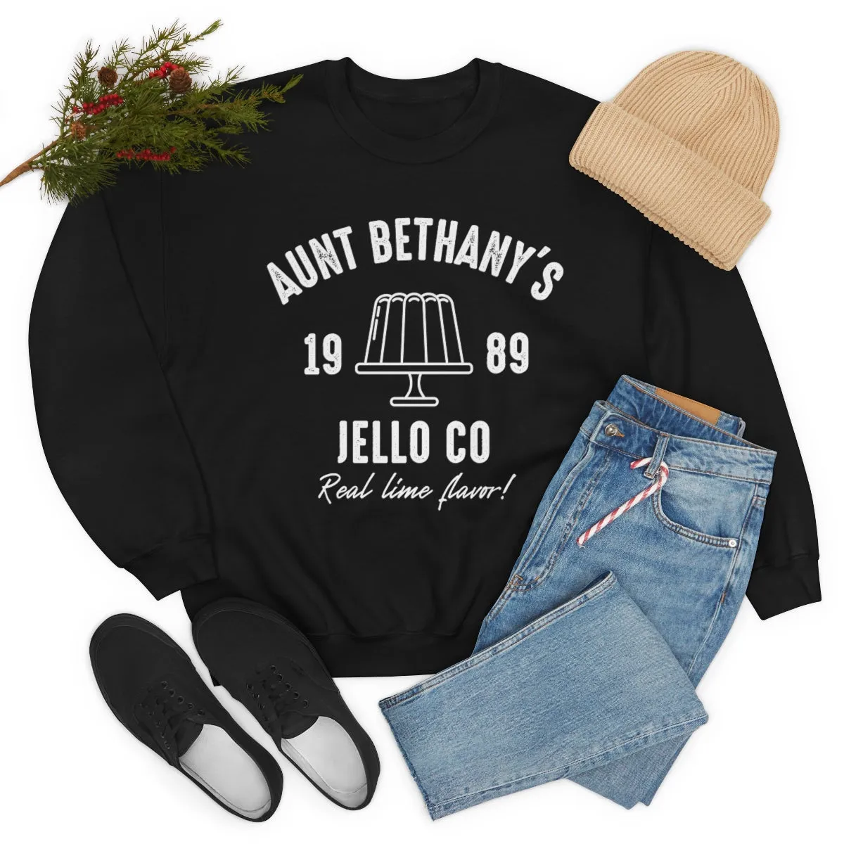 Aunt Bethany's Jello Co sweatshirt