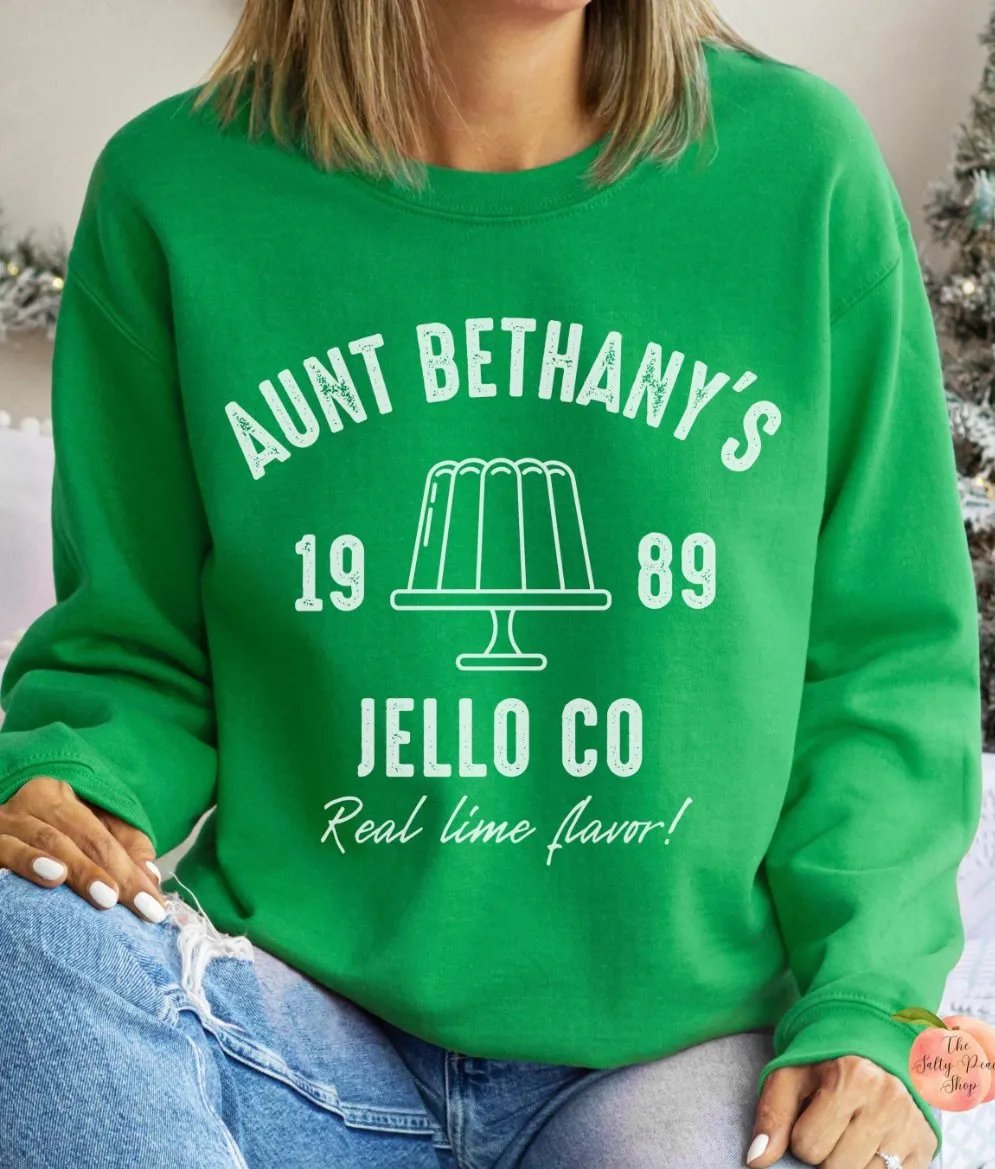 Aunt Bethany's Jello Co sweatshirt