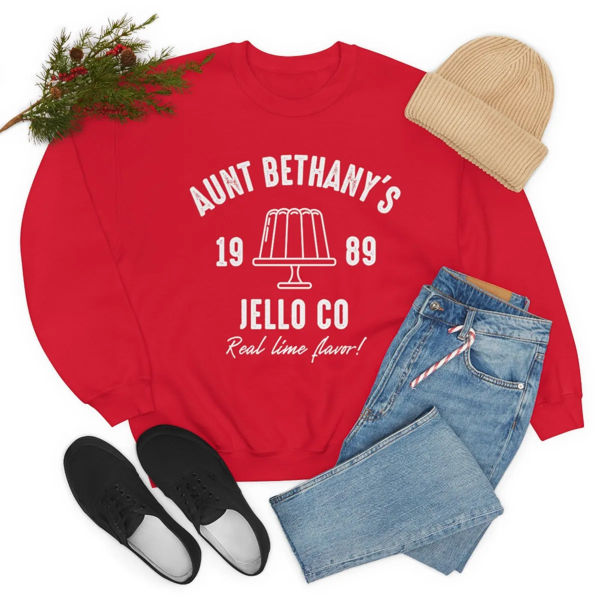 Aunt Bethany's Jello Co sweatshirt
