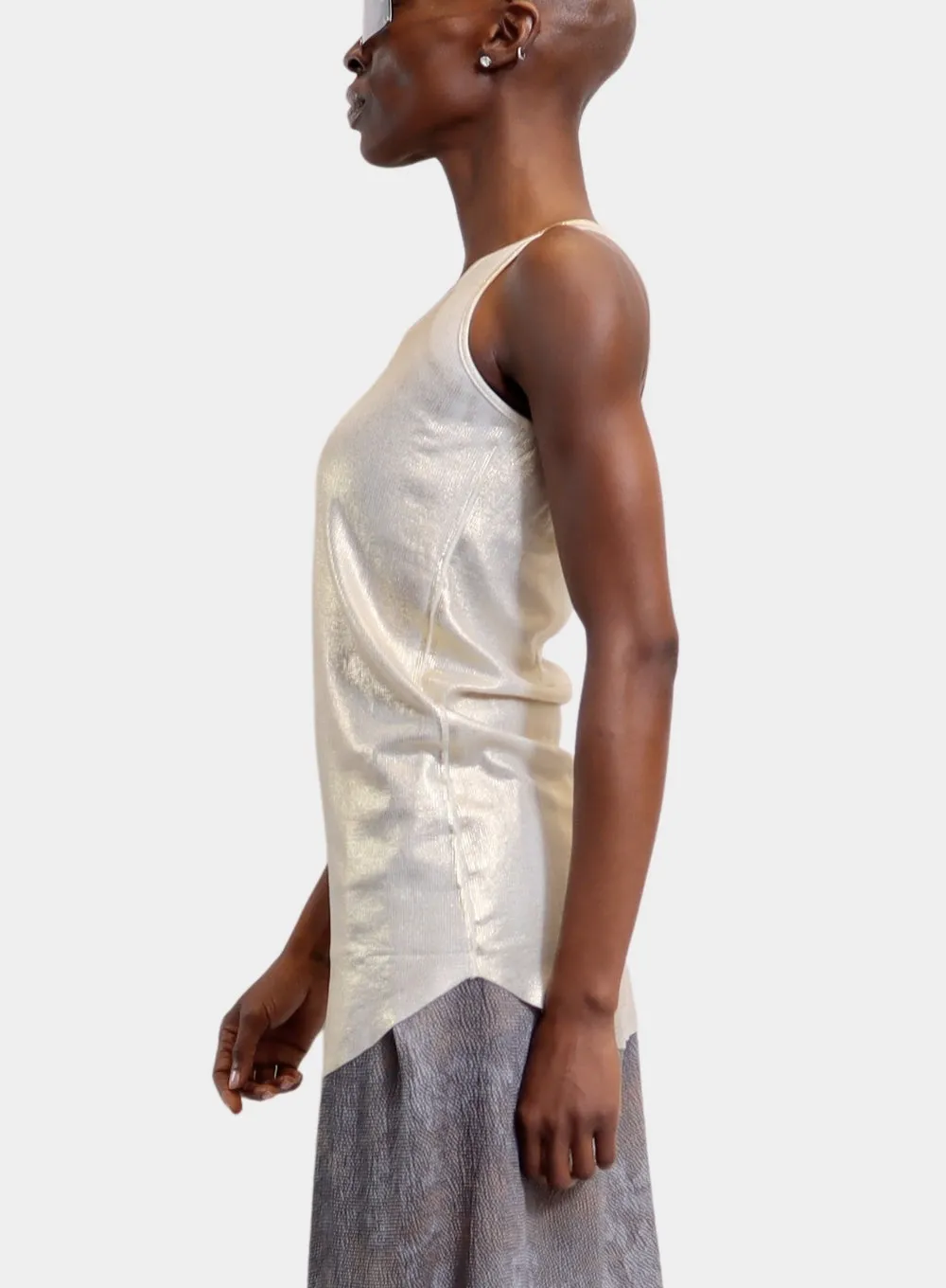 AVANT TOI | Laminated Ribbed Tank Top