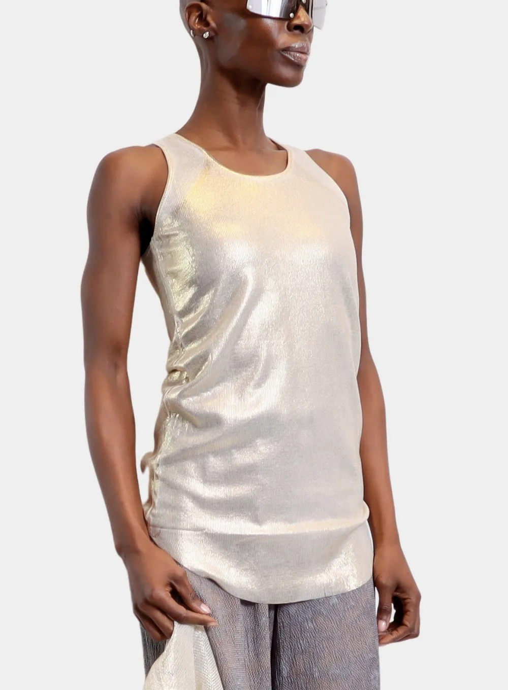 AVANT TOI | Laminated Ribbed Tank Top