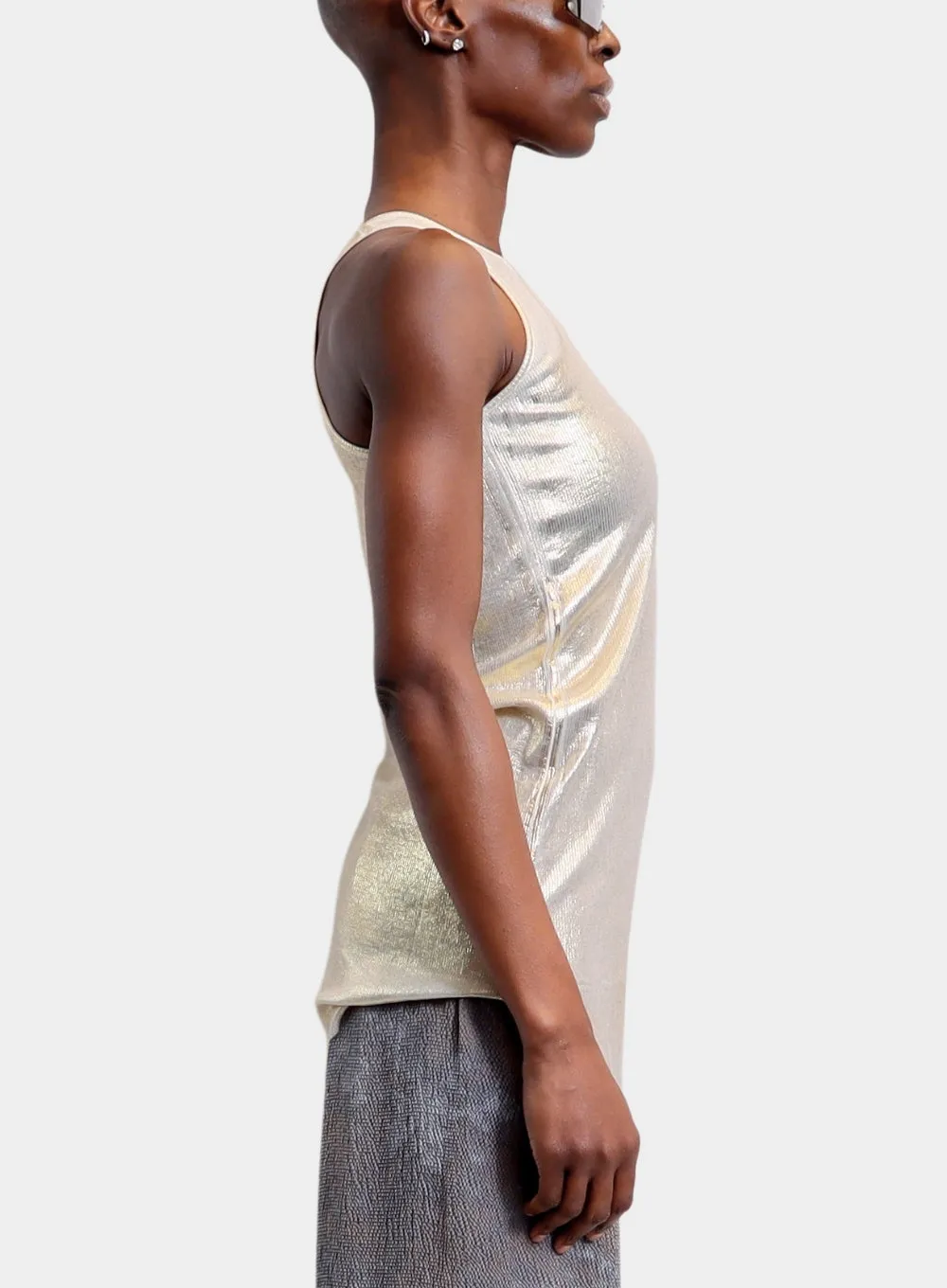 AVANT TOI | Laminated Ribbed Tank Top