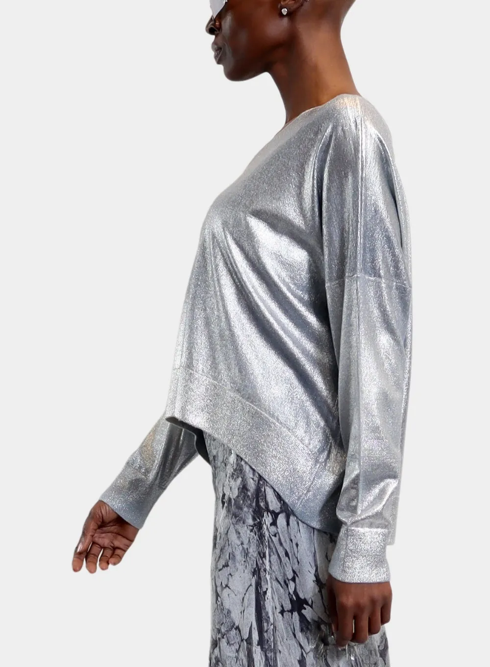 AVANT TOI | Laminated V-Neck Pullover