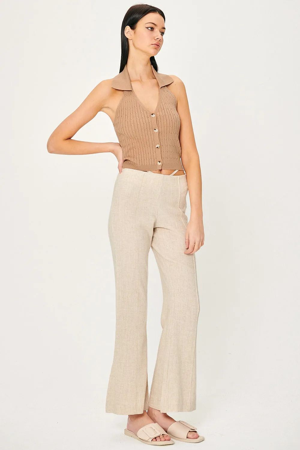 Avery Knitted Halter Neck Top