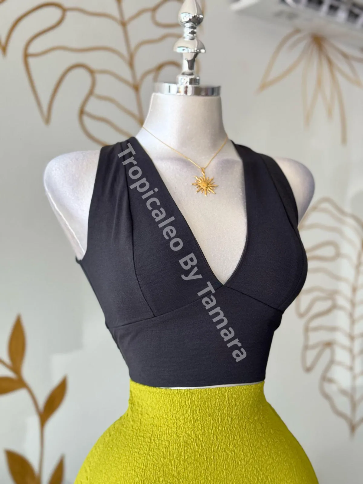 Avocado Slit Maxi Skirt