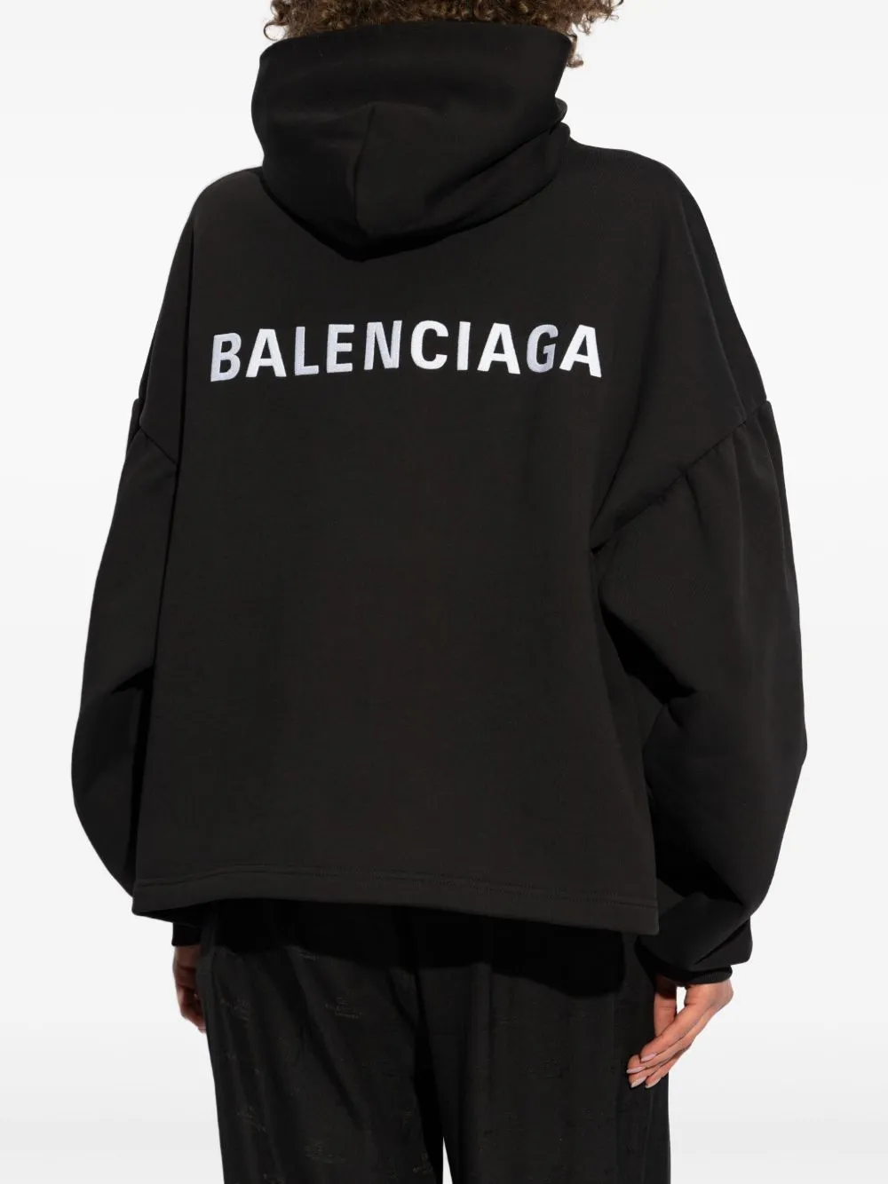 Balenciaga Logo Cotton Hoodie