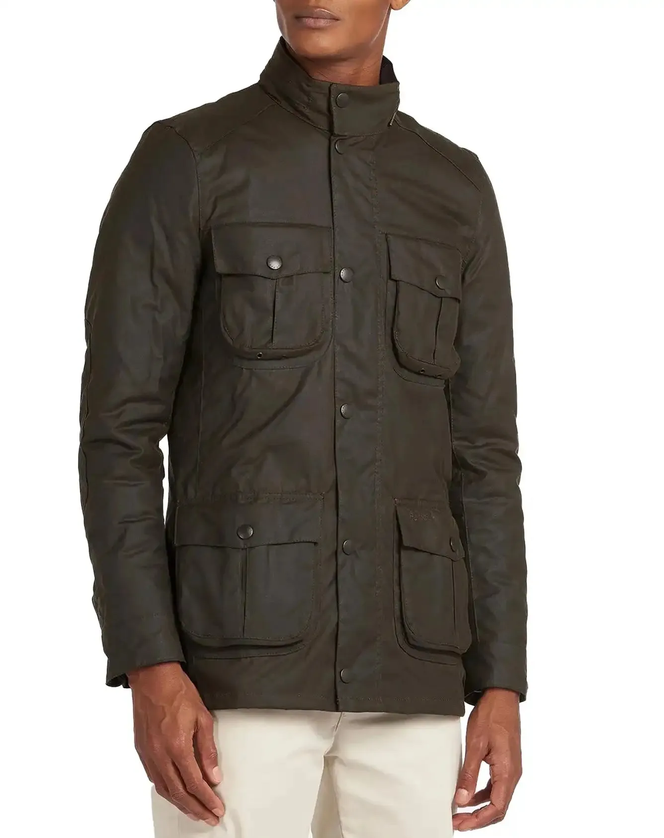 Barbour Mens Corbridge Waxed Jacket Olive