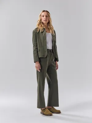 Batch 05 - Womens Bottle Green Linen Suit