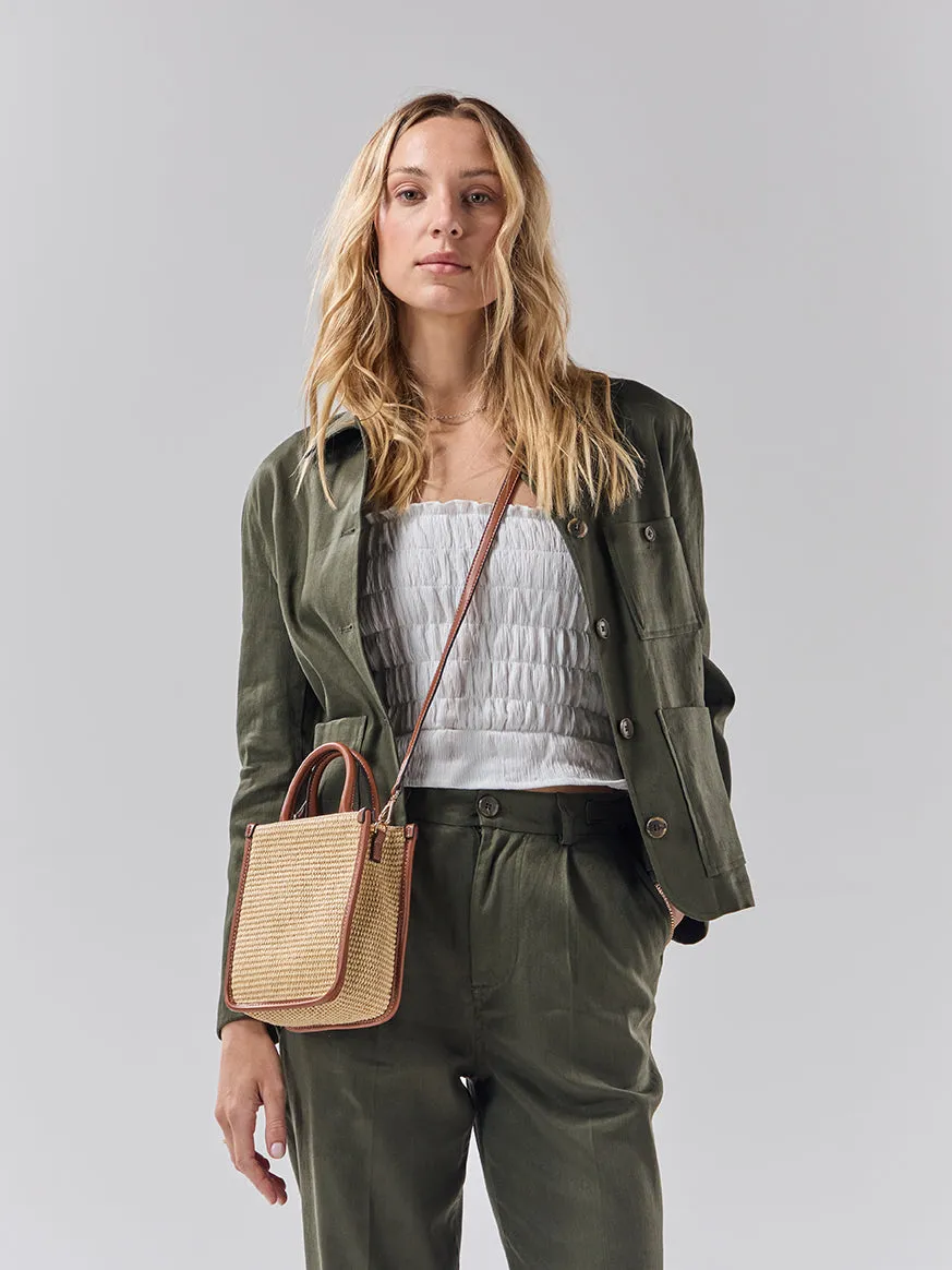 Batch 05 - Womens Bottle Green Linen Suit