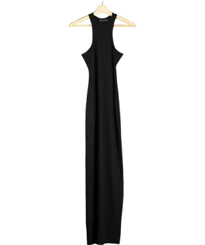 bazilika Black Jersey Maxi Tank Dress UK XS