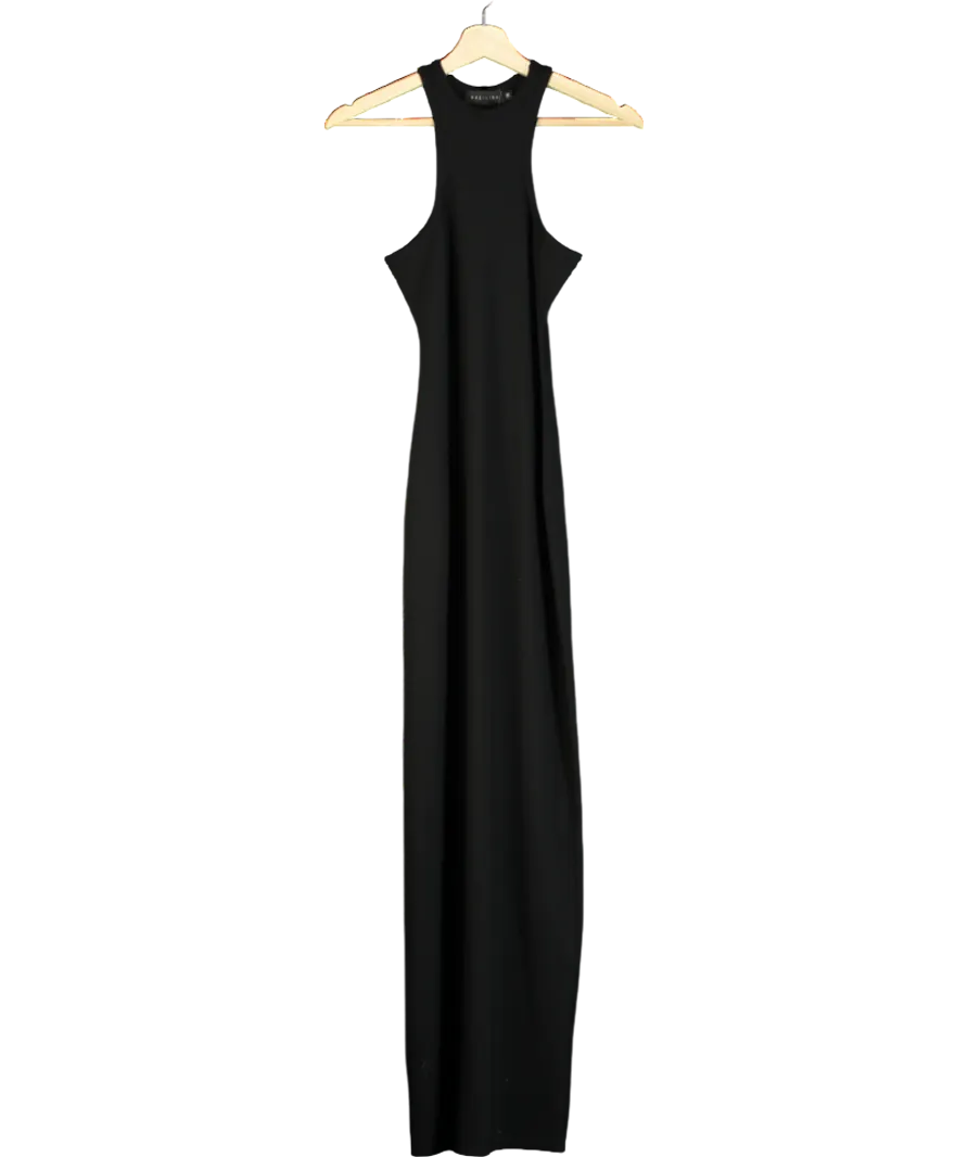 bazilika Black Jersey Maxi Tank Dress UK XS