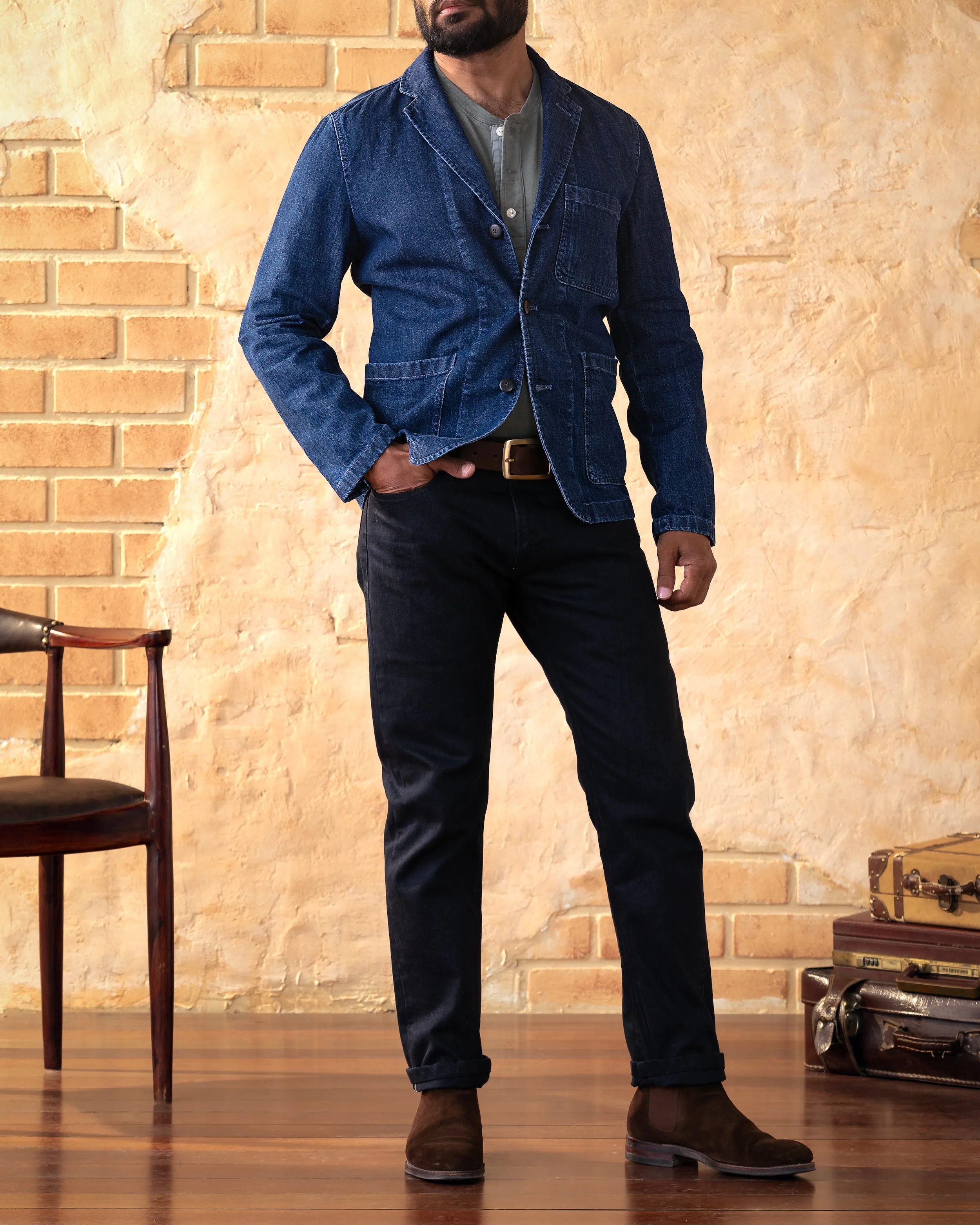 Belfast in Mid-weight Denim
