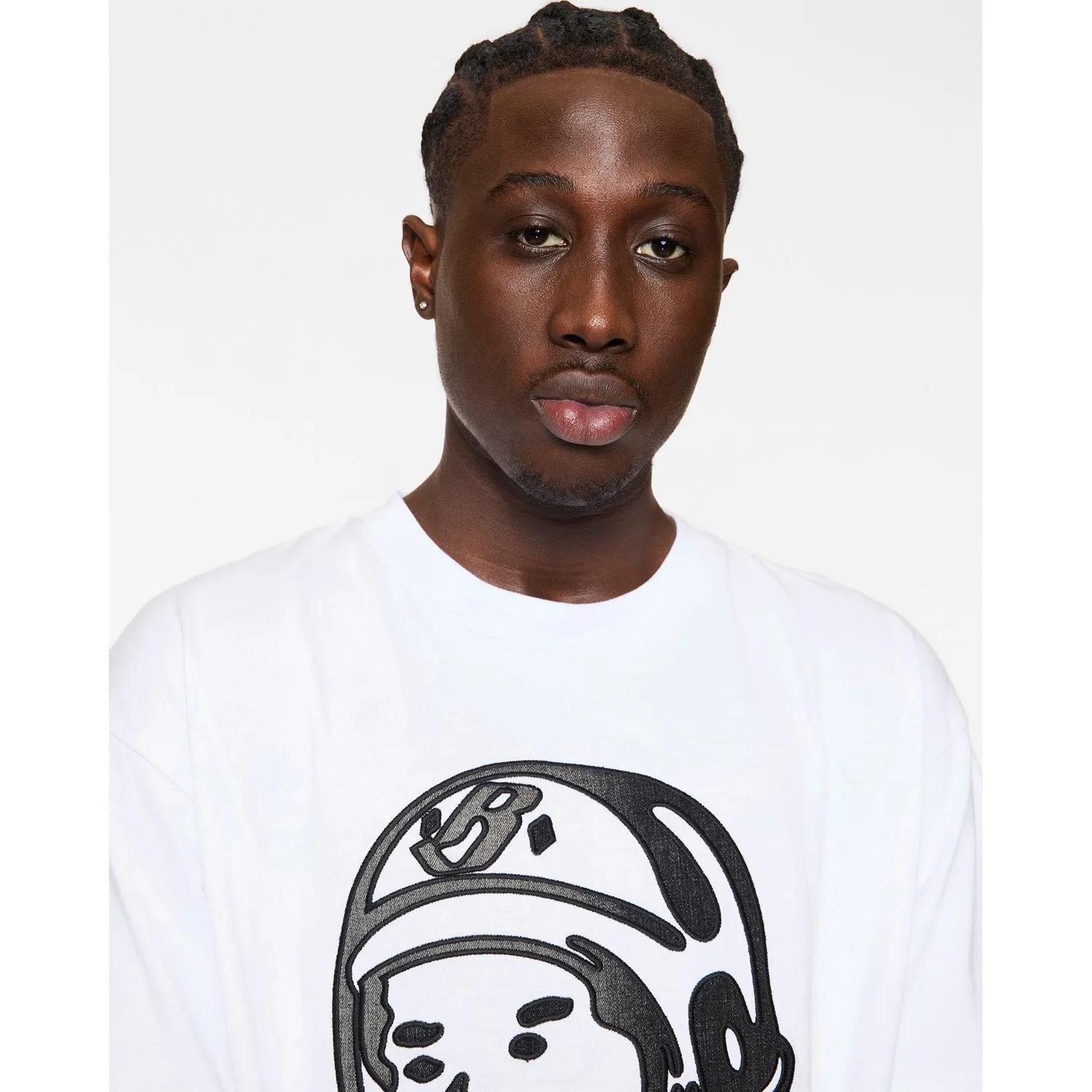 Billionaire Boys Club Men Denim Helmet SS Knit White