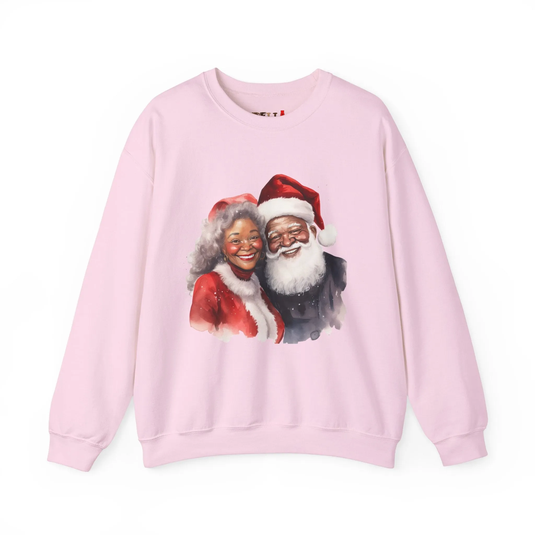 Black Santa 10 Unisex Heavy Blend™ Crewneck Sweatshirt