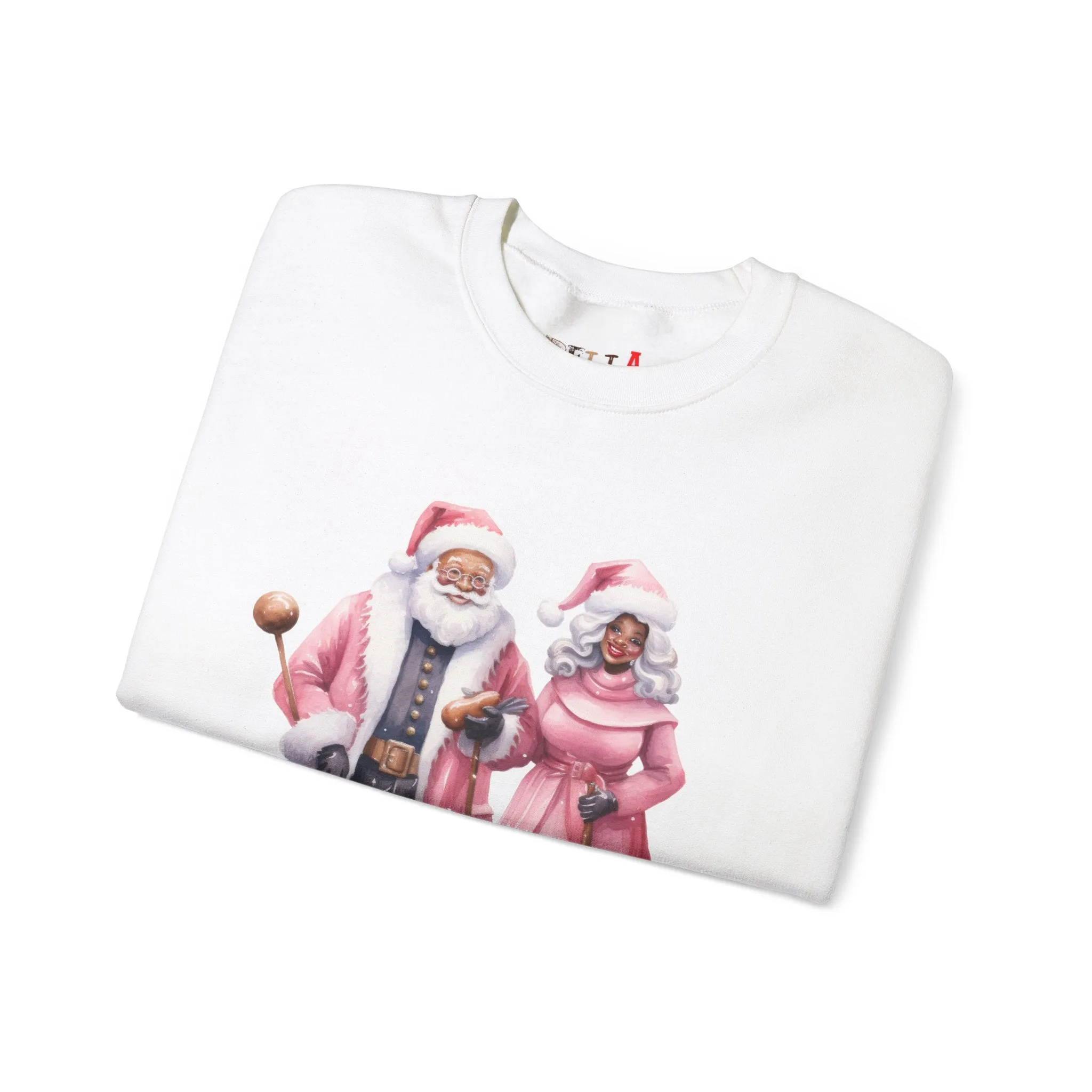 Black Santa 13 Unisex Heavy Blend™ Crewneck Sweatshirt