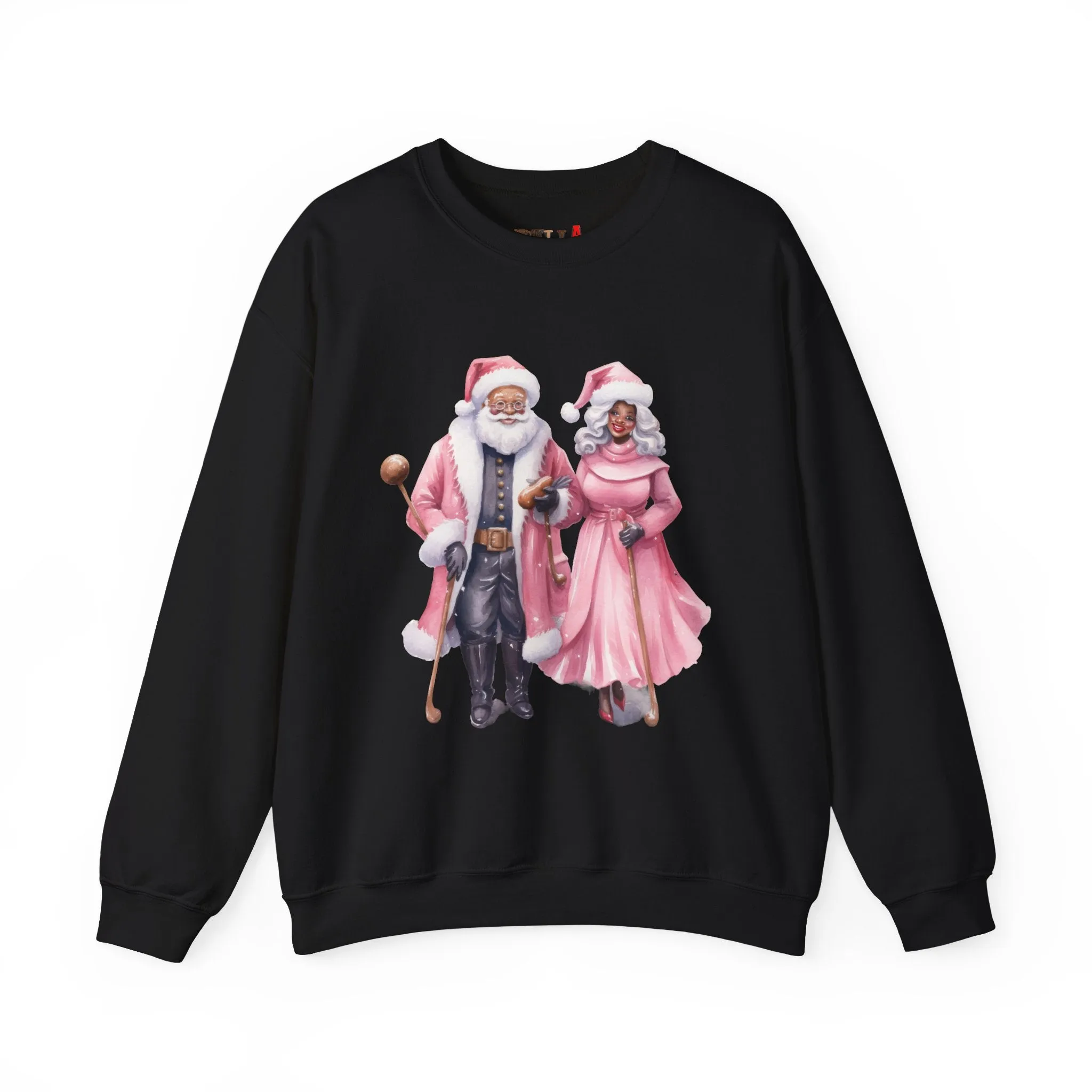 Black Santa 13 Unisex Heavy Blend™ Crewneck Sweatshirt