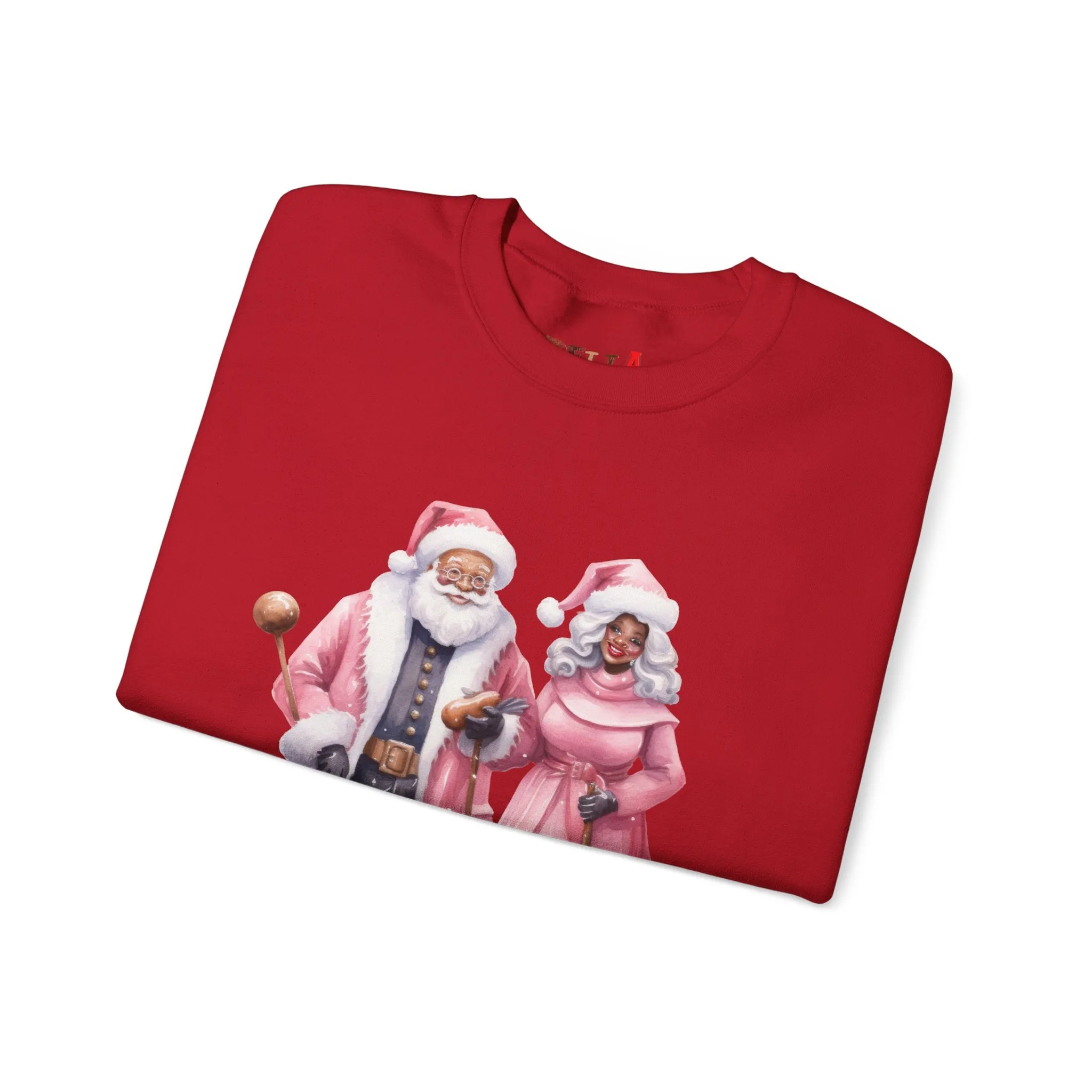 Black Santa 13 Unisex Heavy Blend™ Crewneck Sweatshirt