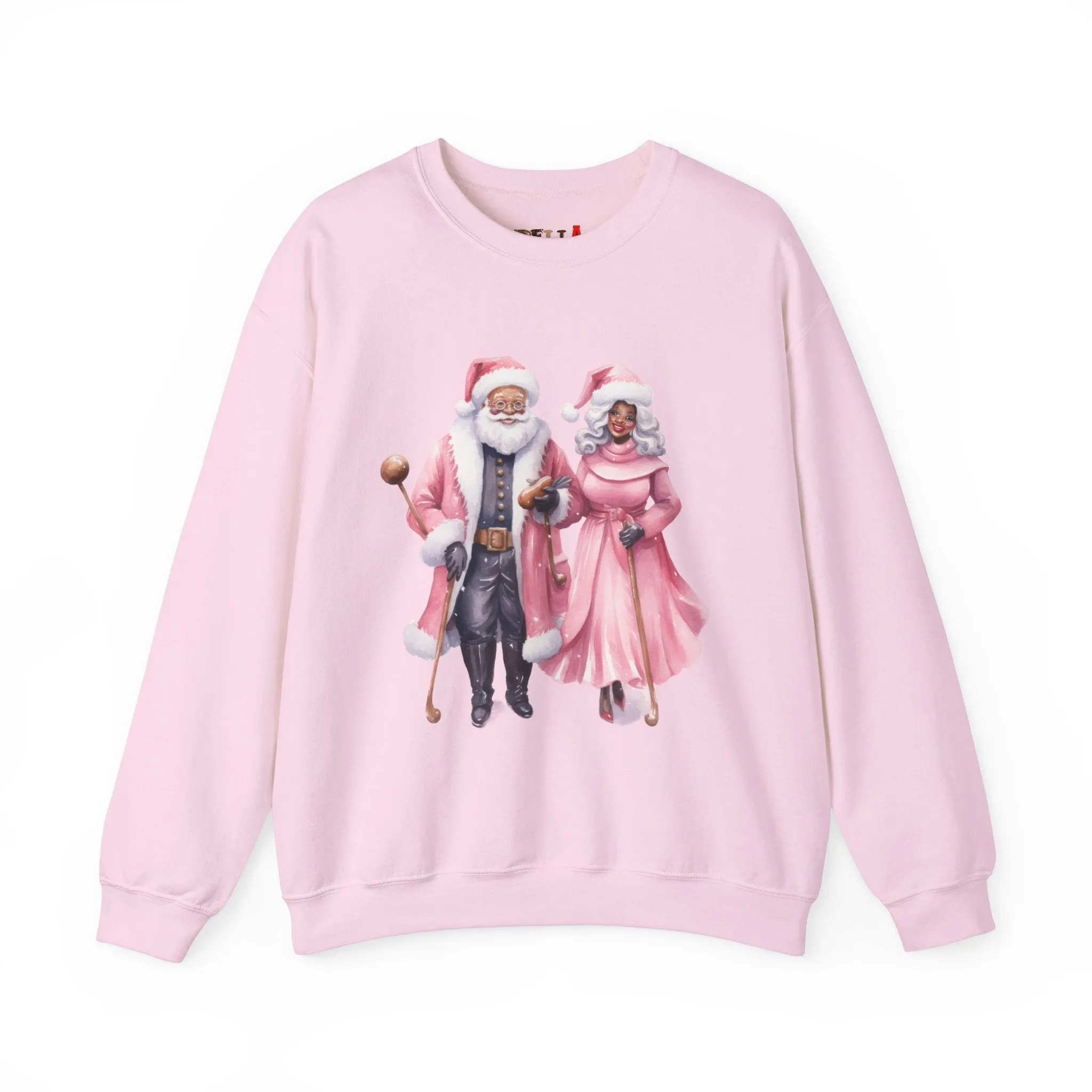 Black Santa 13 Unisex Heavy Blend™ Crewneck Sweatshirt