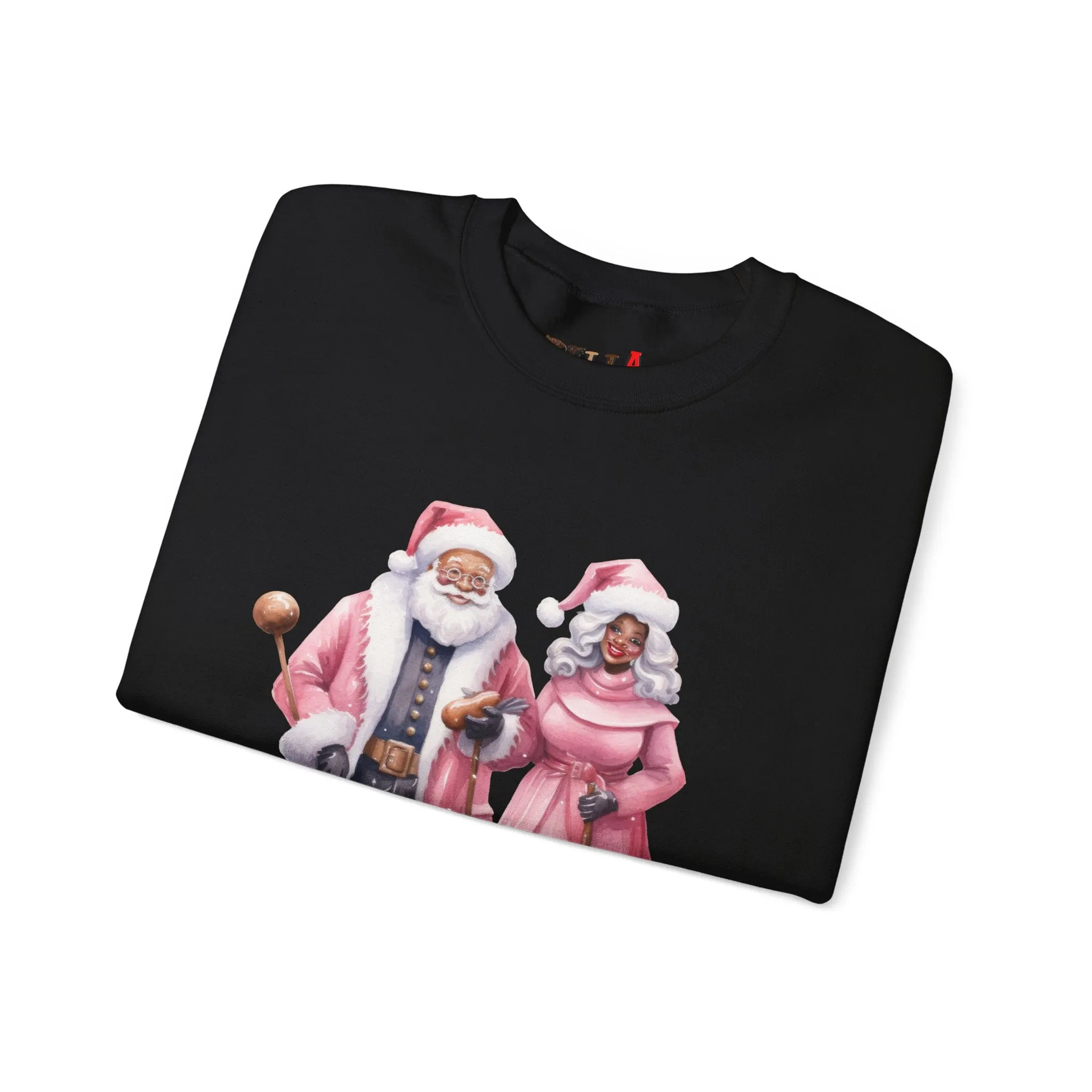 Black Santa 13 Unisex Heavy Blend™ Crewneck Sweatshirt