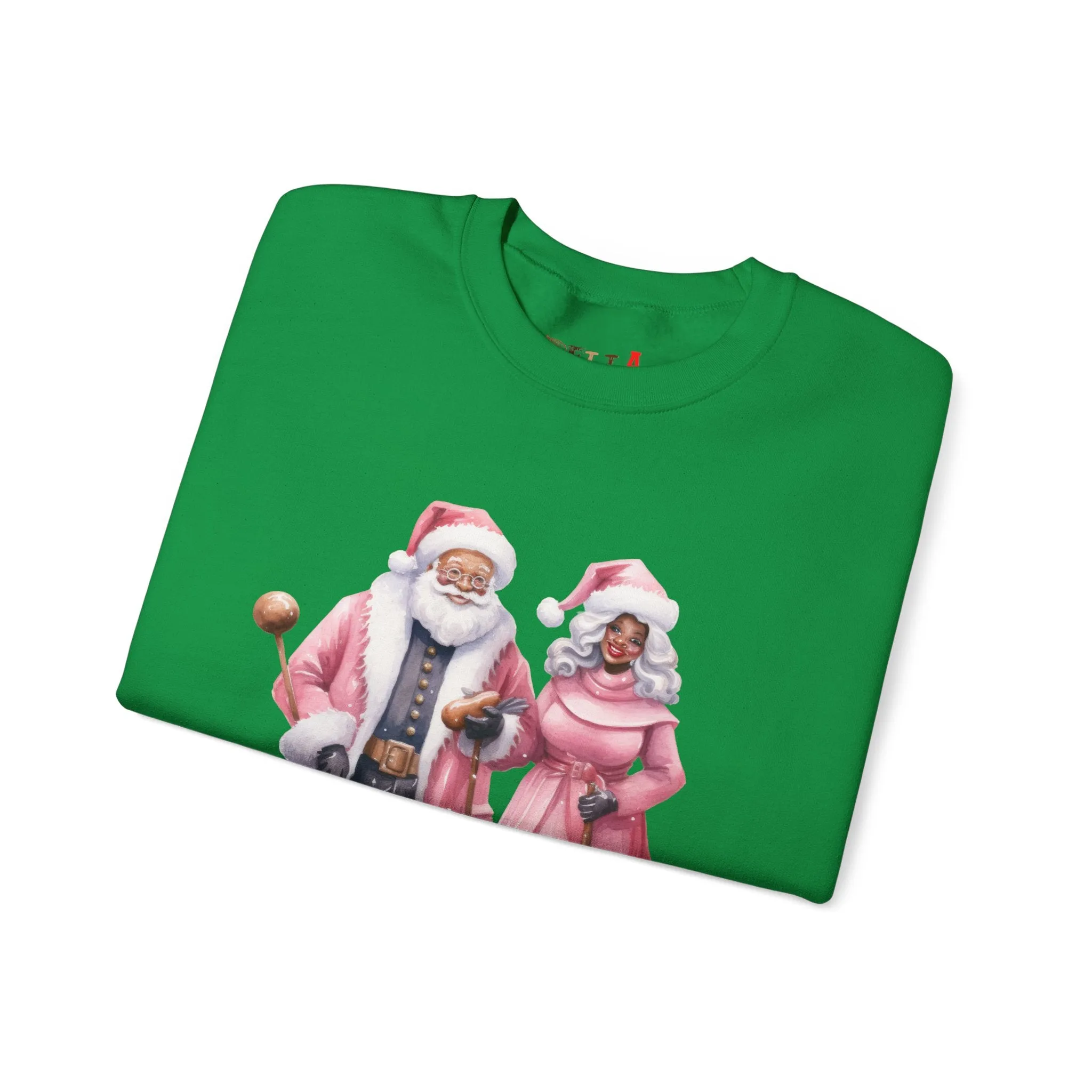 Black Santa 13 Unisex Heavy Blend™ Crewneck Sweatshirt