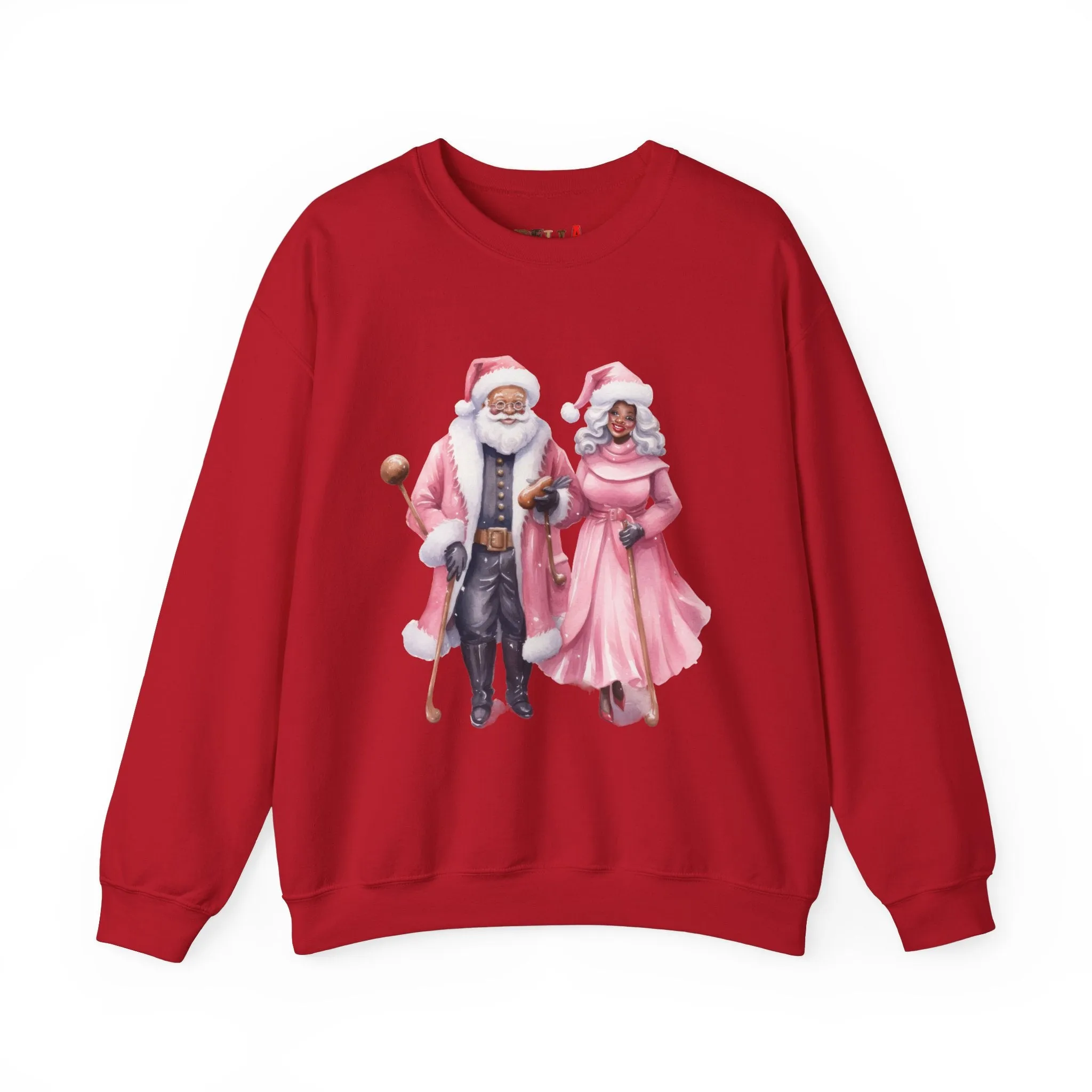 Black Santa 13 Unisex Heavy Blend™ Crewneck Sweatshirt