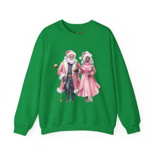 Black Santa 13 Unisex Heavy Blend™ Crewneck Sweatshirt