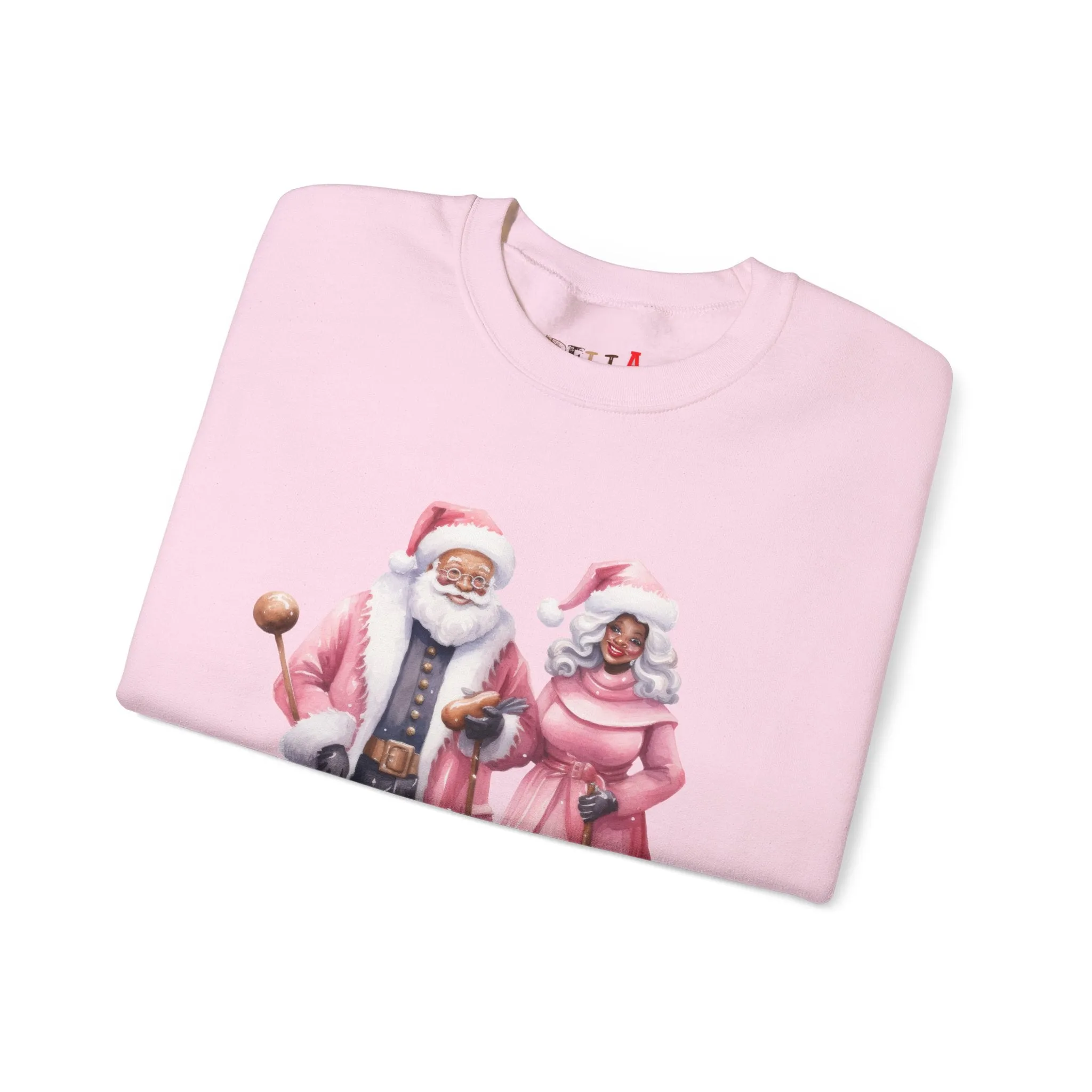 Black Santa 13 Unisex Heavy Blend™ Crewneck Sweatshirt