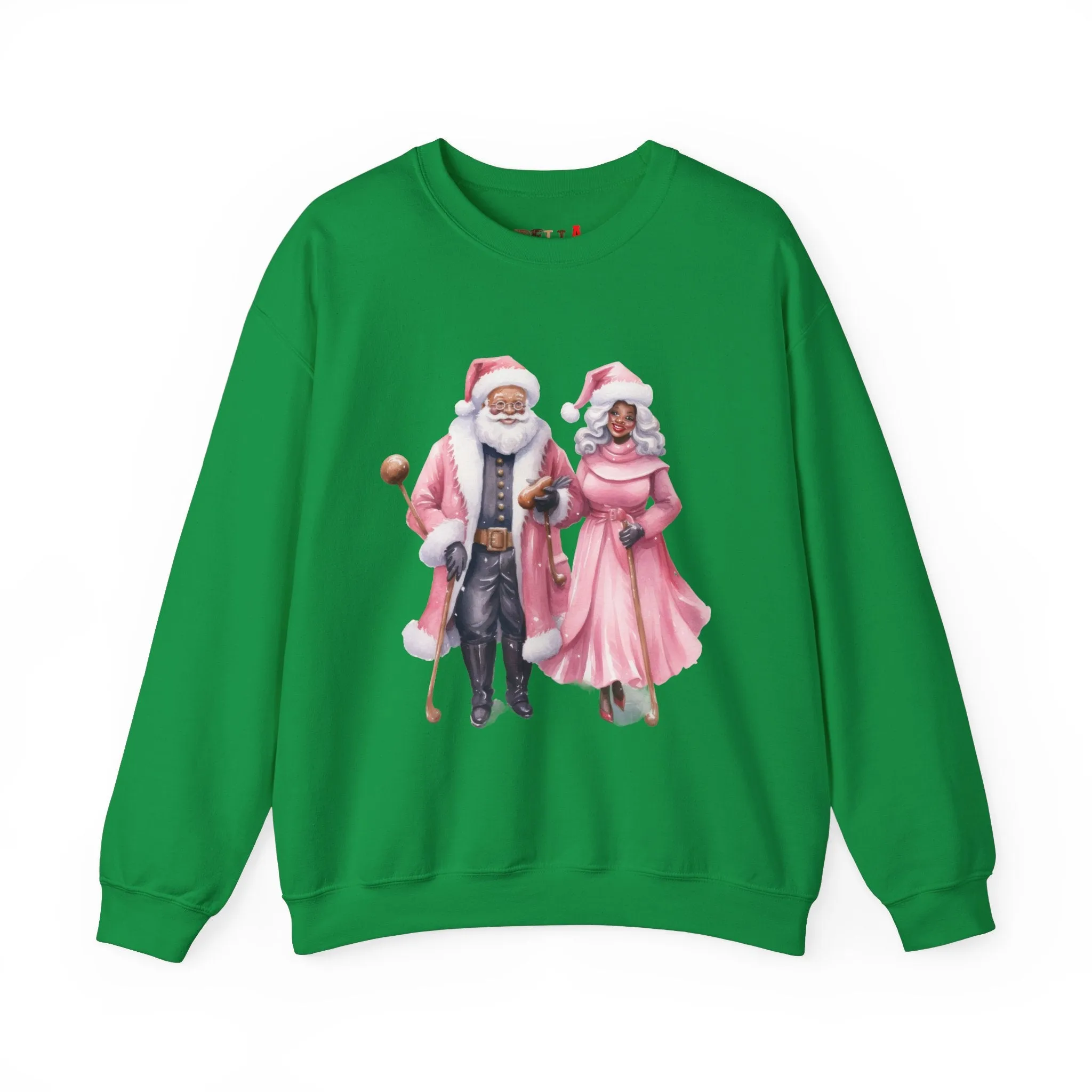Black Santa 13 Unisex Heavy Blend™ Crewneck Sweatshirt