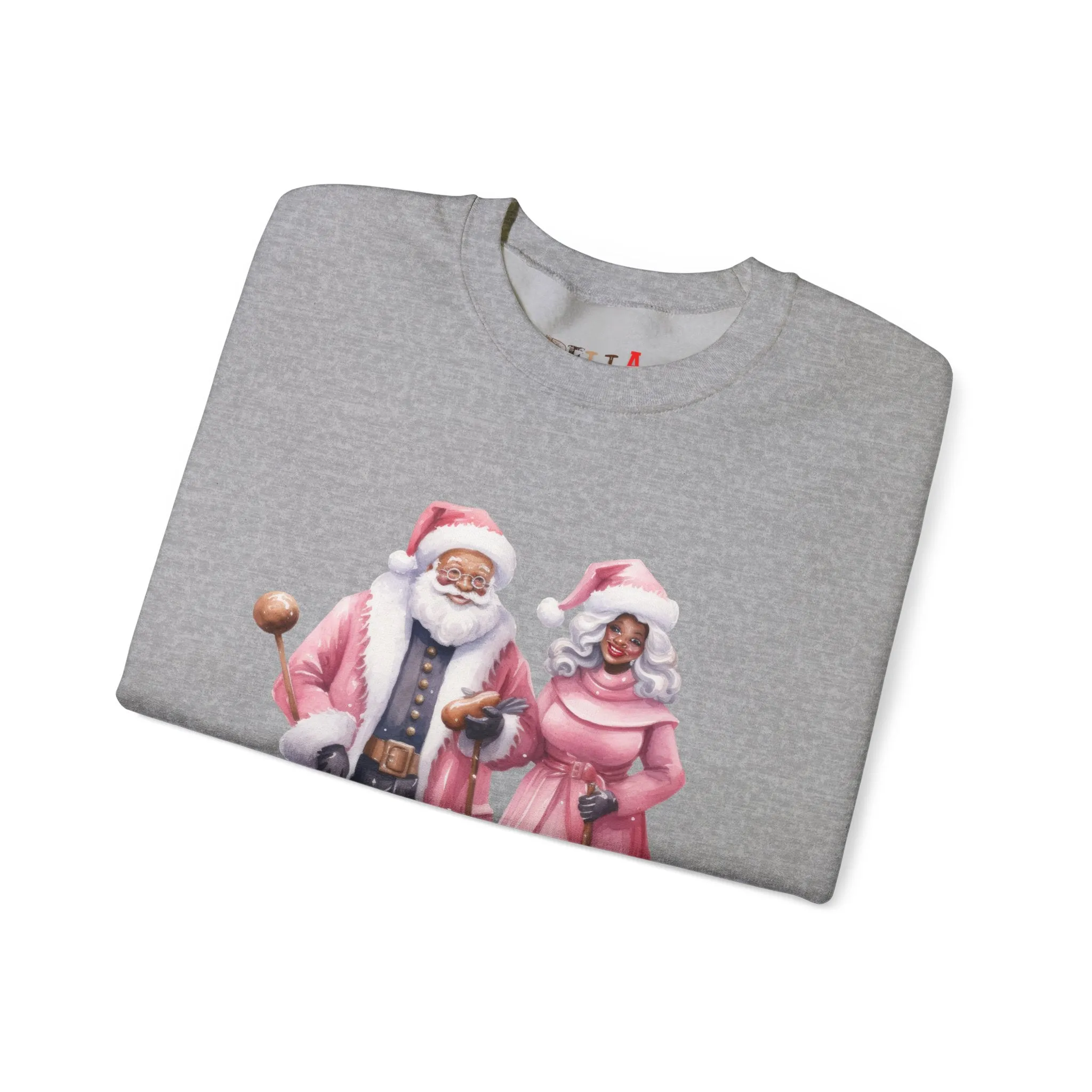 Black Santa 13 Unisex Heavy Blend™ Crewneck Sweatshirt